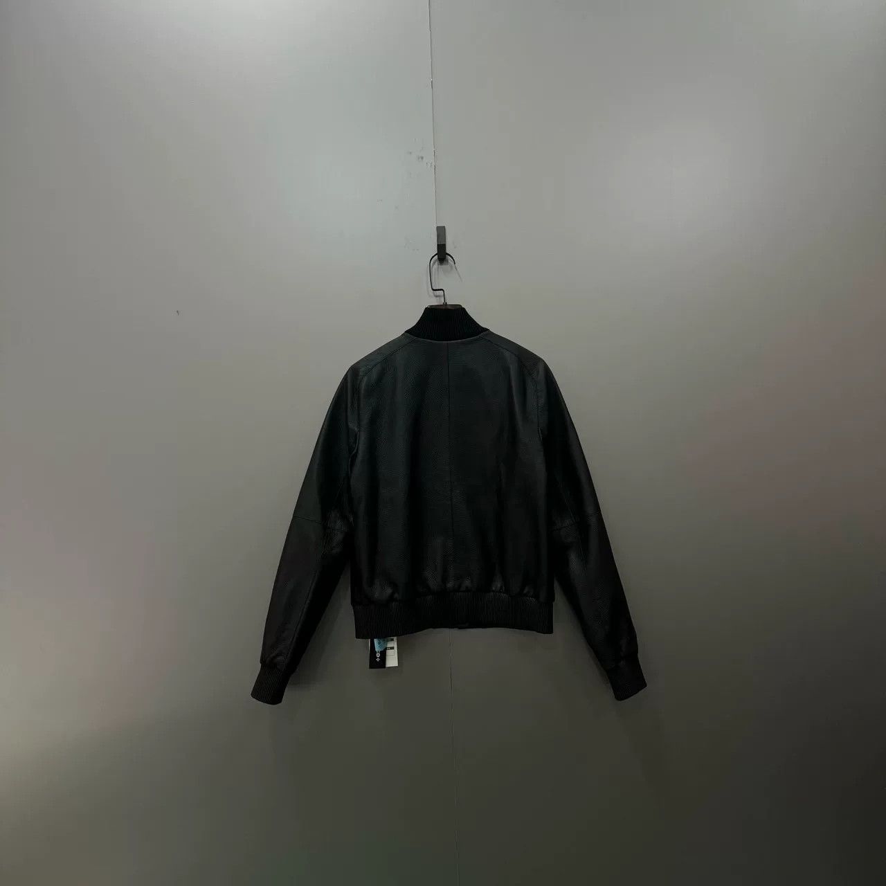 Hermes Hermes Black Leather Baseball Collar Jacket Size XS / US 0-2 / IT 36-38 - 2 Thumbnail