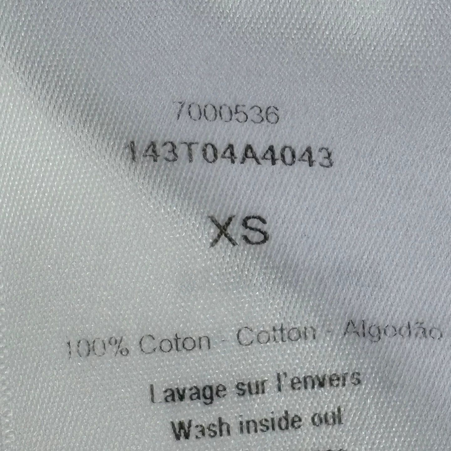 Dior Christian Dior White Navy Striped Logo T-Shirt Size XS / US 0-2 / IT 36-38 - 6 Thumbnail