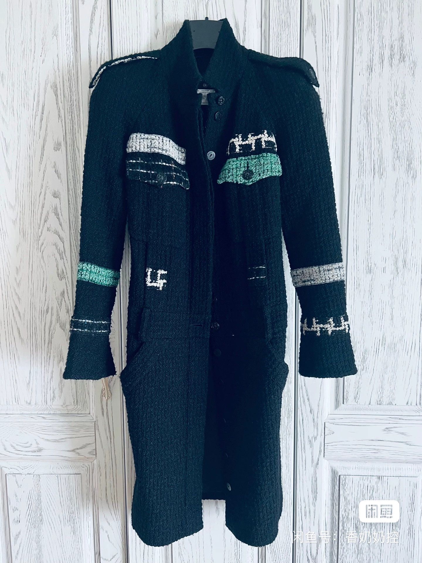 Chanel Chanel Vintage Black Belted Coat Size XS / US 0-2 / IT 36-38 - 2 Thumbnail
