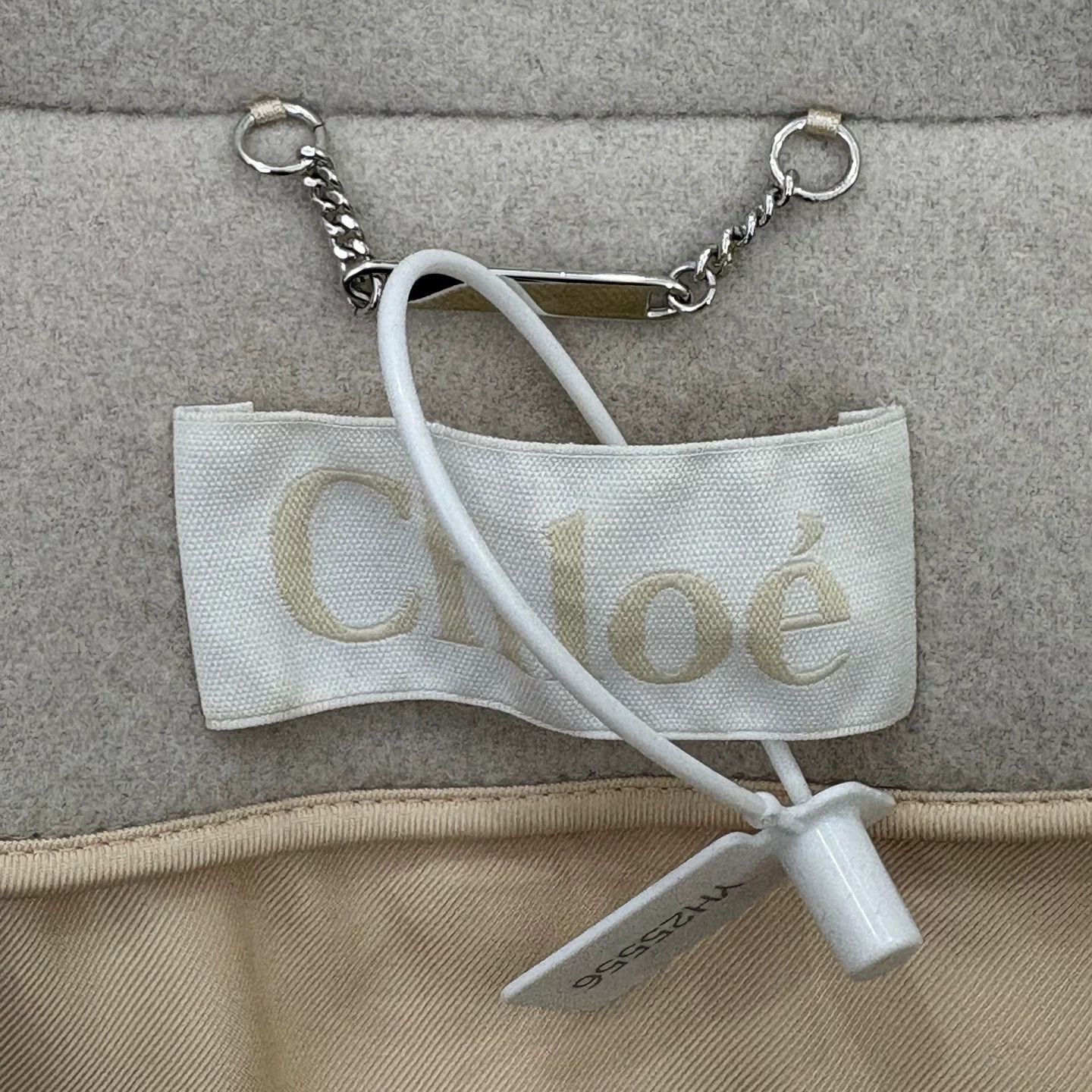 Chloe Chloe White Wool Coat Size XS / US 0-2 / IT 36-38 - 3 Thumbnail