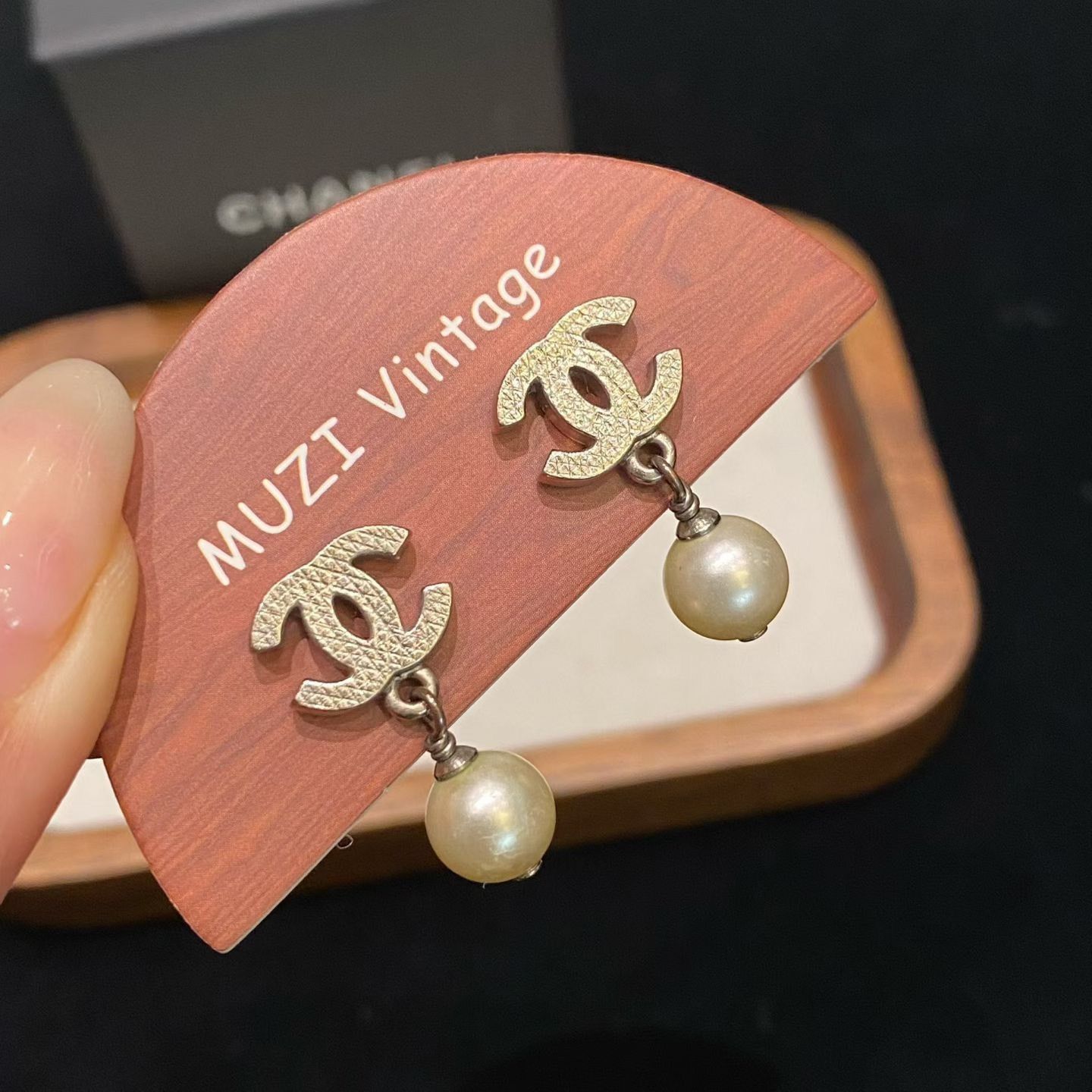 Chanel Chanel Small Double C Pearl Earrings Size ONE SIZE - 2 Thumbnail