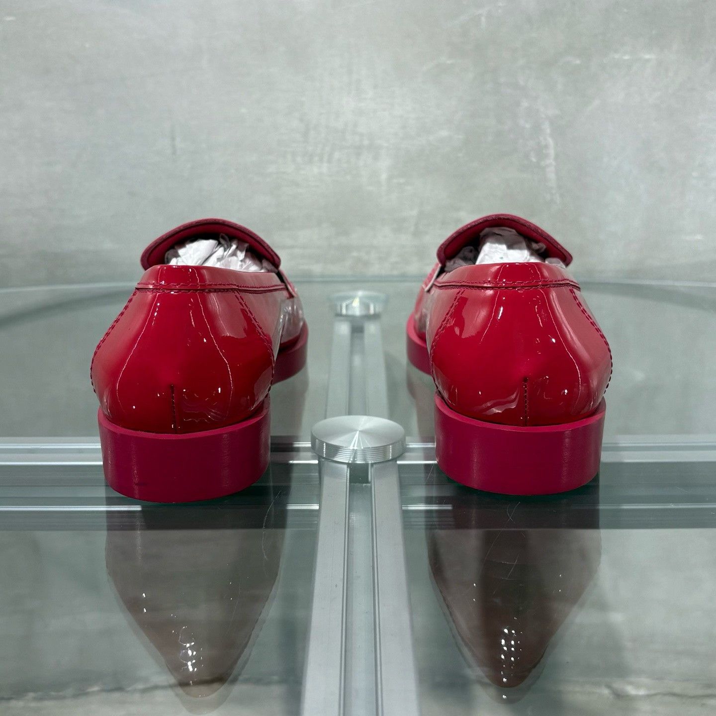 Chanel Chanel Double C Patent Leather Loafers Size US 4.5 / IT 34.5 - 8 Thumbnail