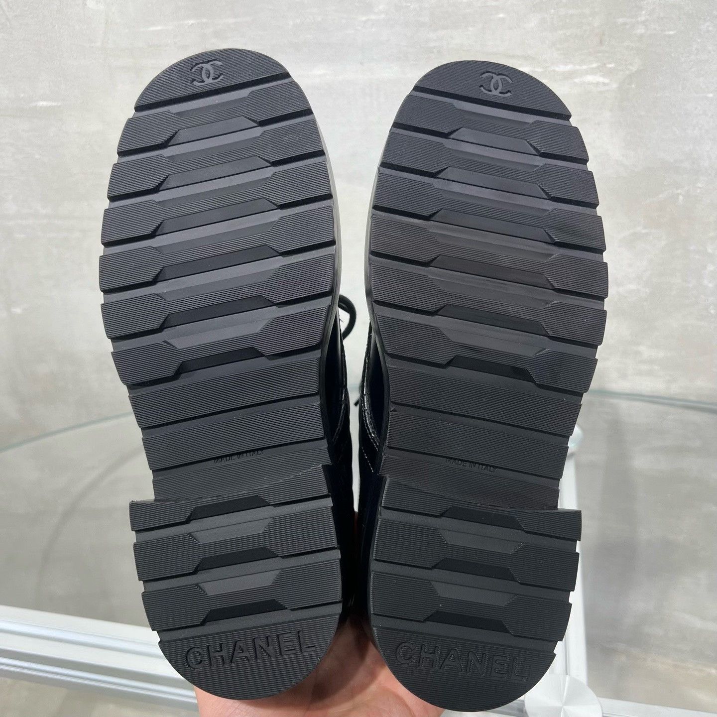 Chanel Chanel Black Quilted Double C Short Boots Size US 5 / IT 35 - 7 Thumbnail