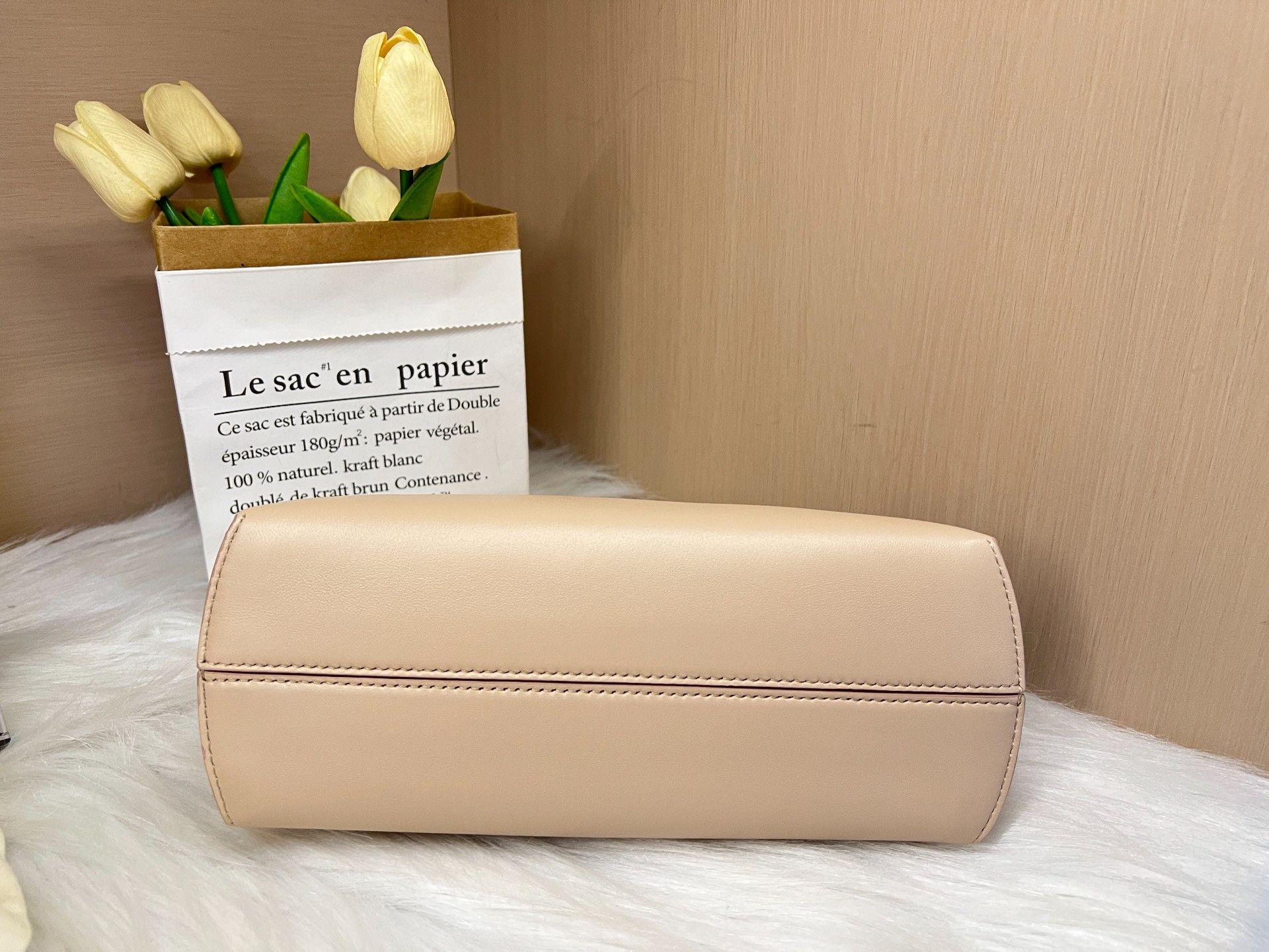 Fendi FENDI First FF Lock Leather Clutch Size ONE SIZE - 5 Thumbnail