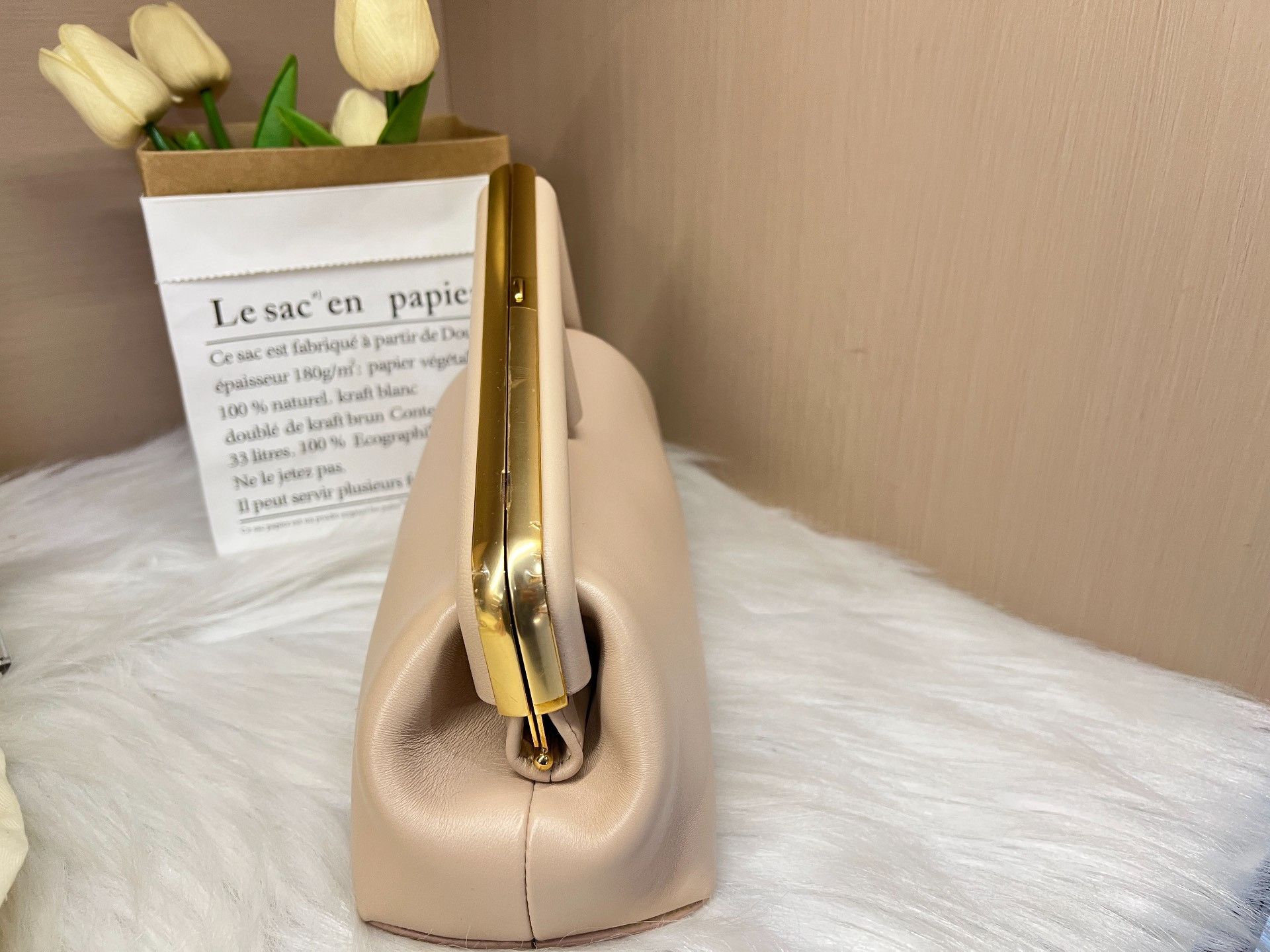 Fendi FENDI First FF Lock Leather Clutch Size ONE SIZE - 2 Thumbnail