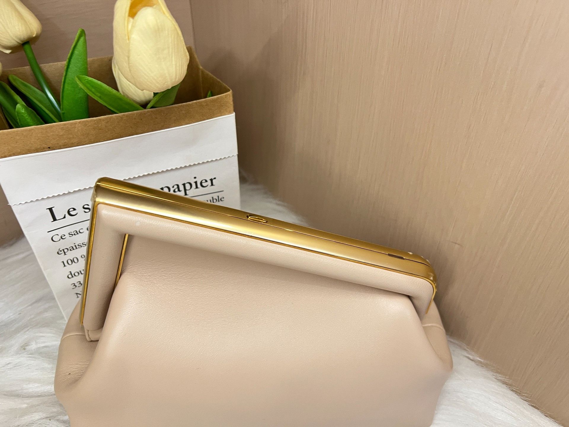 Fendi FENDI First FF Lock Leather Clutch Size ONE SIZE - 8 Thumbnail