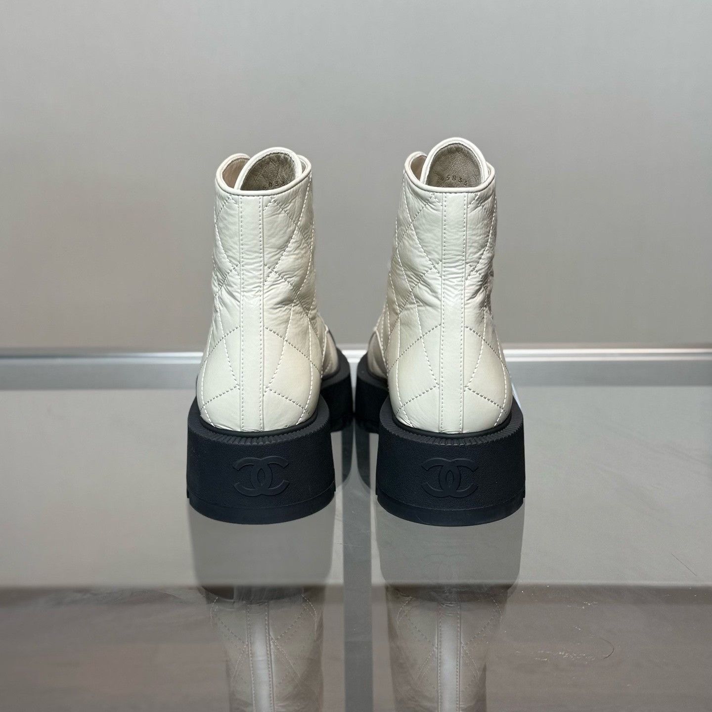 Chanel Chanel Quilted Martin Boots Pink Laces Size US 7 / IT 37 - 4 Thumbnail