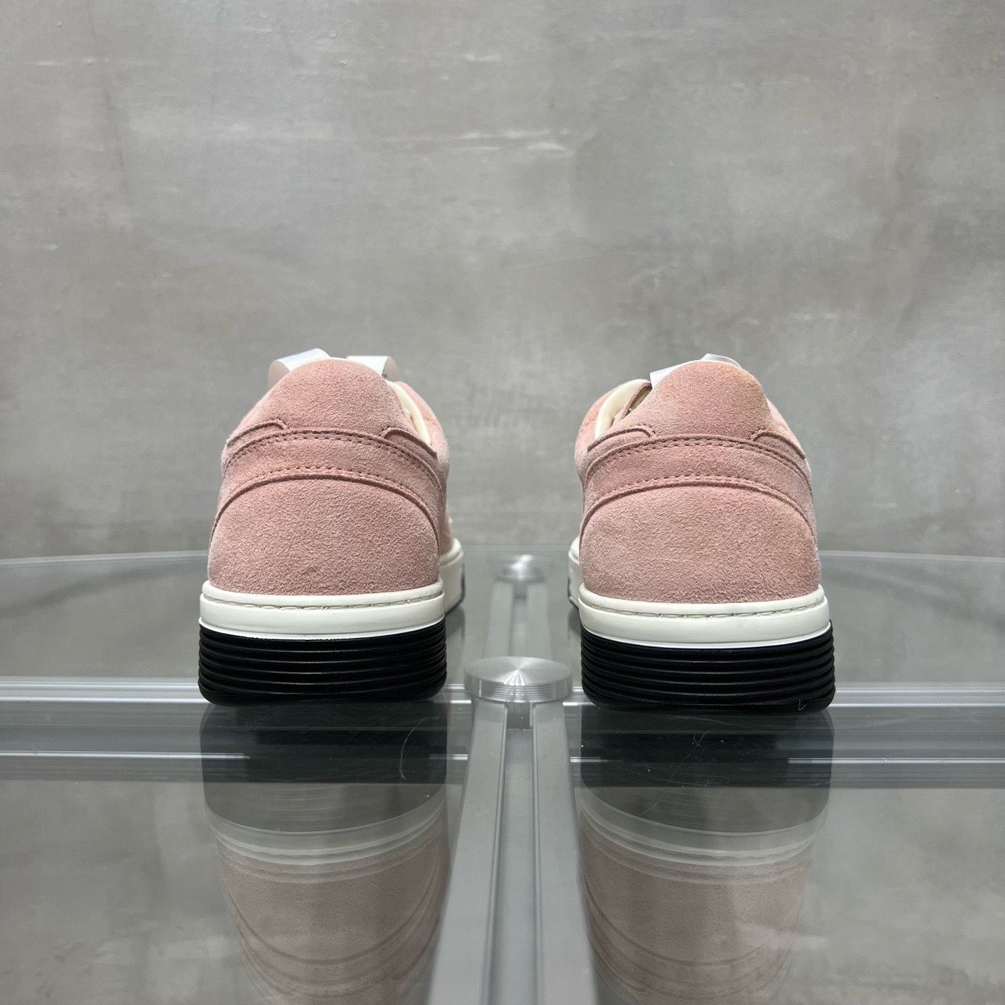 Chanel Chanel Pink Double C Suede Board Shoes Size US 7 / IT 37 - 6 Thumbnail