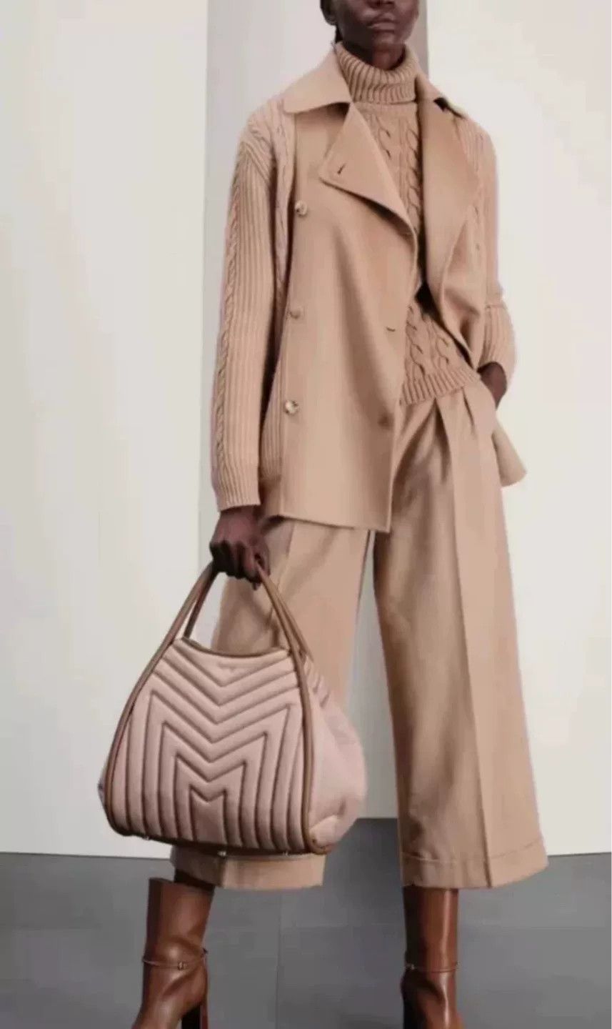 Max Mara Max Mara Rumena Camel Double-Breasted Coat Size S / US 4 / IT 40 - 7 Thumbnail