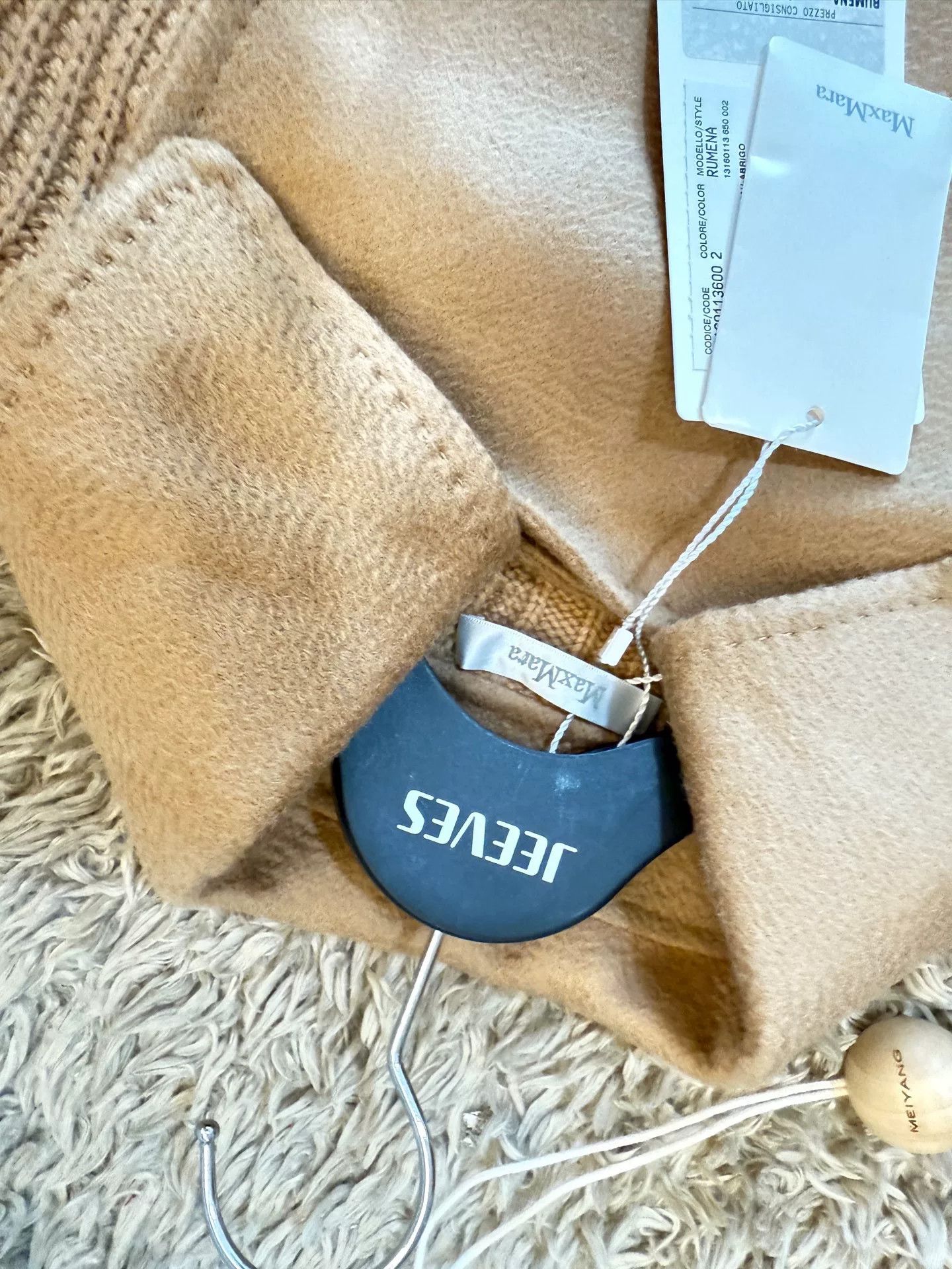 Max Mara Max Mara Rumena Camel Double-Breasted Coat Size S / US 4 / IT 40 - 3 Thumbnail