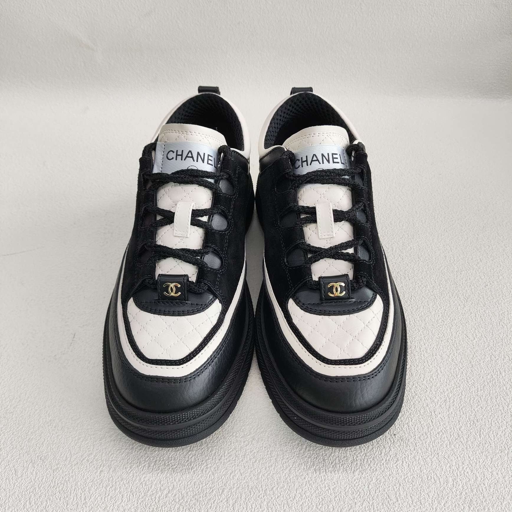 Chanel CHANEL 25B Thick Sole Low-Top Sneakers Size US 4.5 / IT 34.5 - 2 Thumbnail