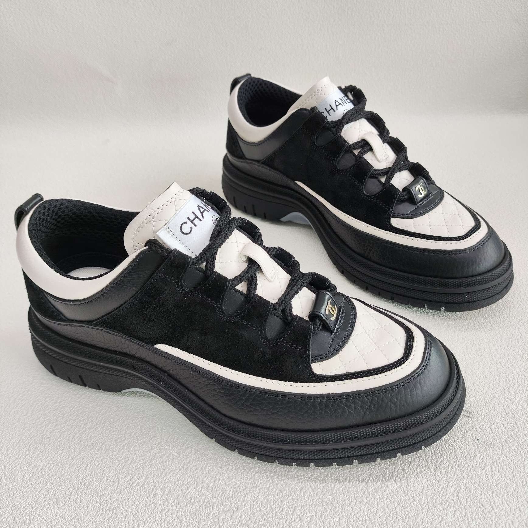Chanel CHANEL 25B Thick Sole Low-Top Sneakers Size US 4.5 / IT 34.5 - 3 Thumbnail