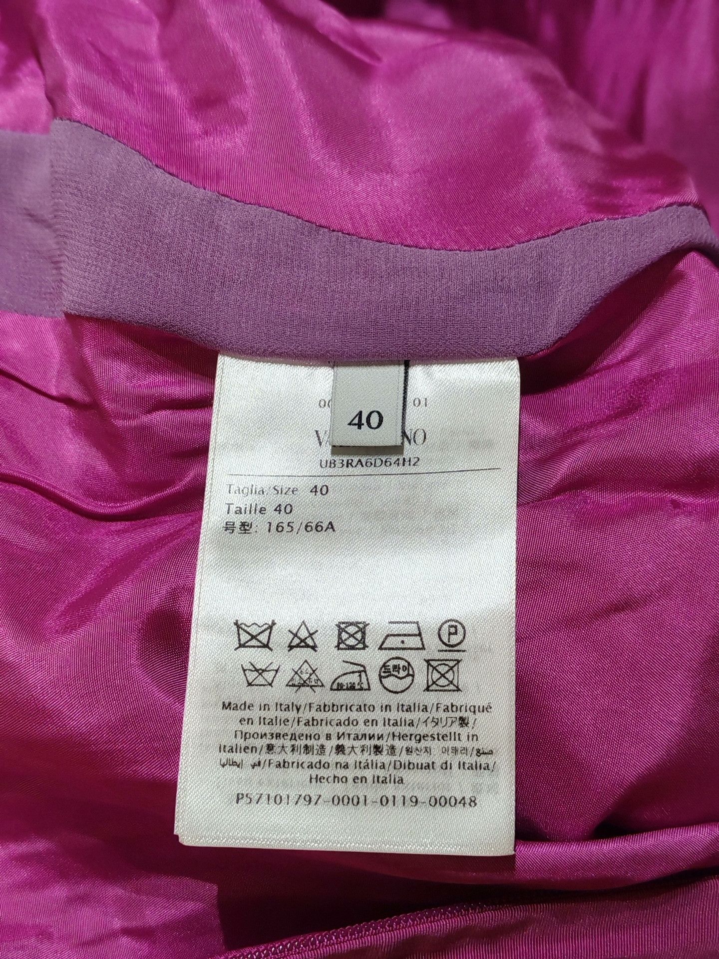 Valentino Valentino Purple Knit Pleated Two-Piece Size S / US 4 / IT 40 - 5 Thumbnail