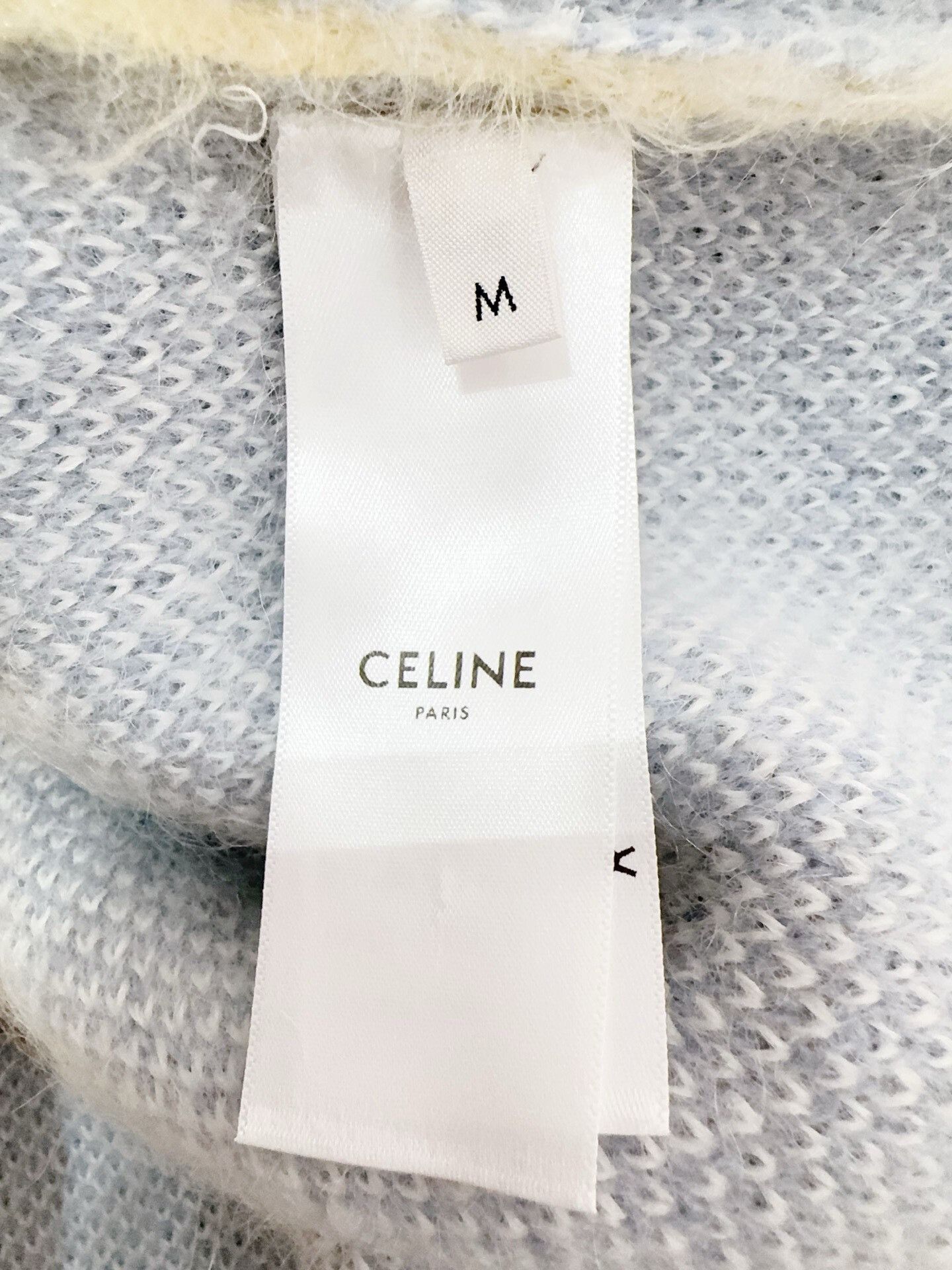 Celine Celine Cropped Mohair Color Block Cardigan Size M / US 6-8 / IT 42-44 - 5 Thumbnail