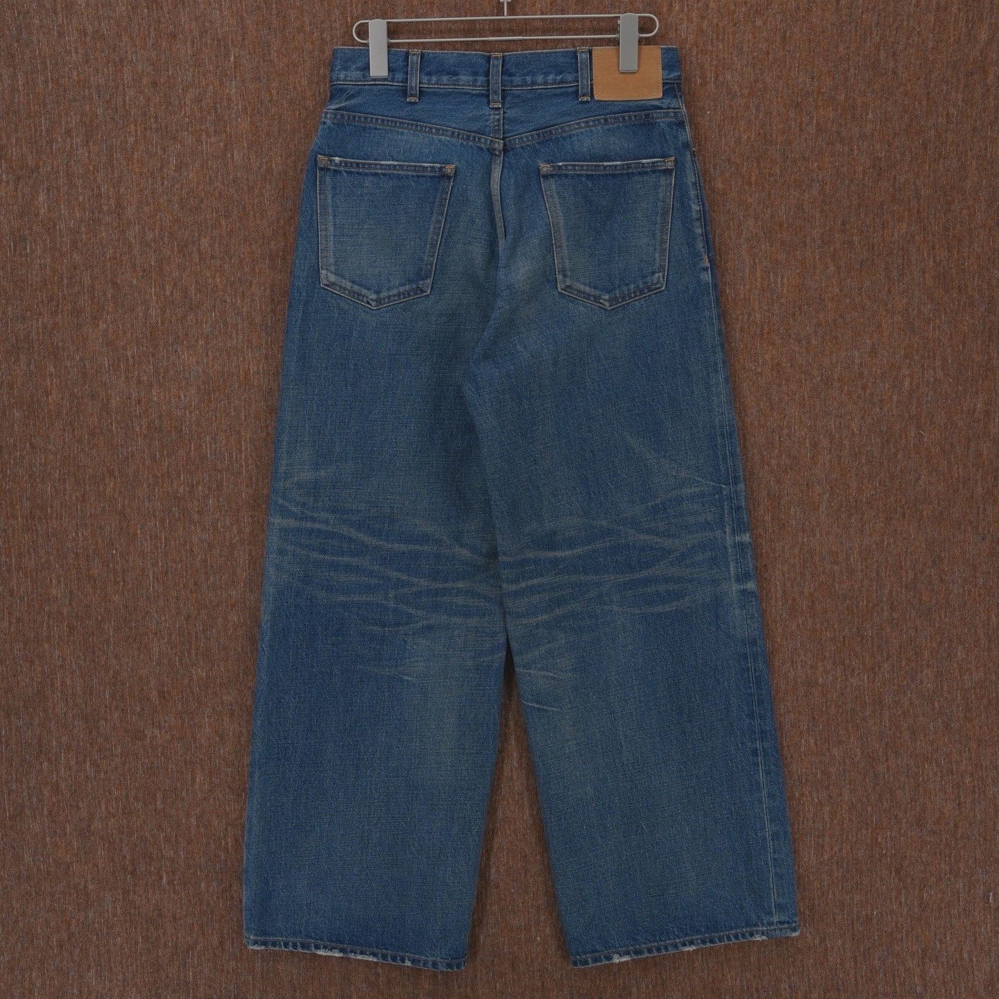 Celine Celine Classic Wide-Leg Washed Jeans Size 31" - 2 Thumbnail