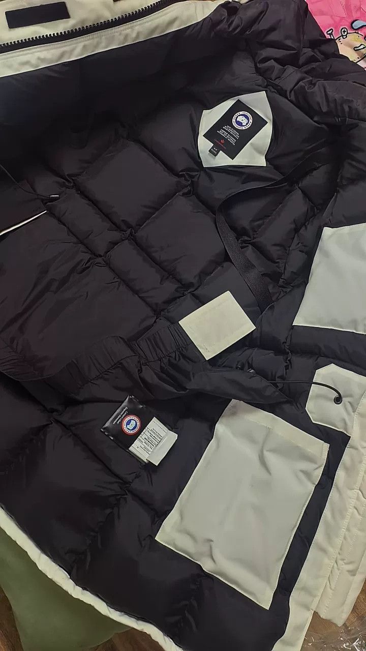 Canada Goose Canada Goose Expedition White Down Jacket Size M / US 6-8 / IT 42-44 - 4 Thumbnail