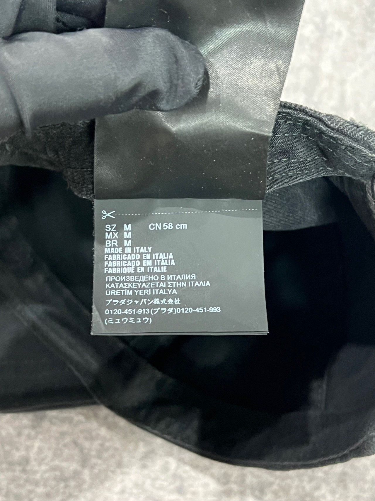 Miu Miu Miumiu Black Distressed Baseball Cap Size ONE SIZE - 5 Thumbnail