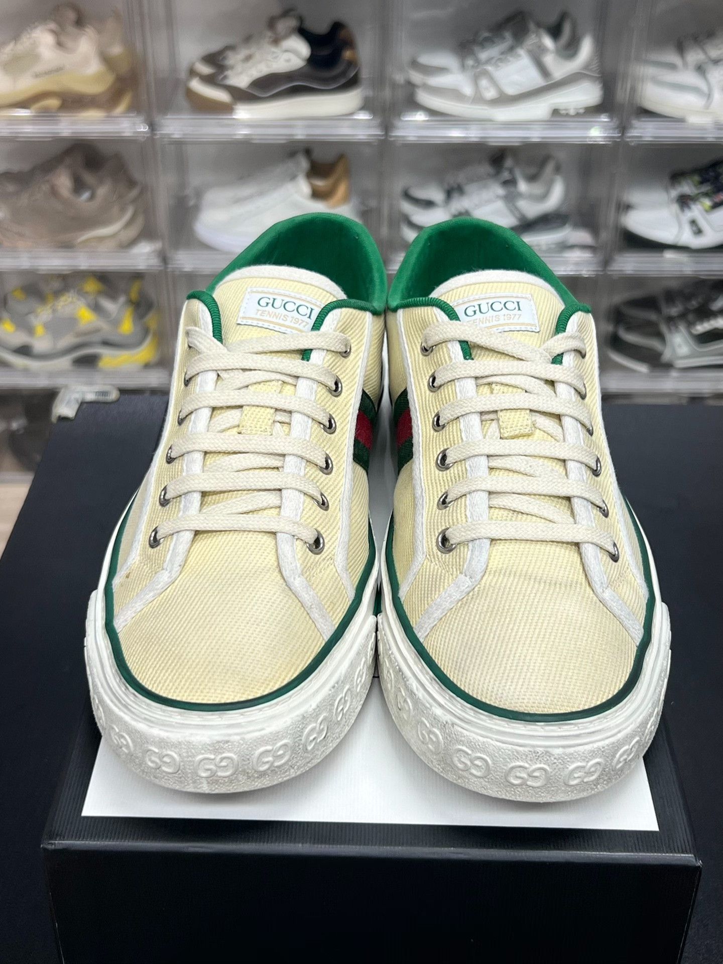 Gucci Gucci Tennis Yellow Lowtop Sneakers 11 Men Size US 11 / EU 44 - 2 Thumbnail