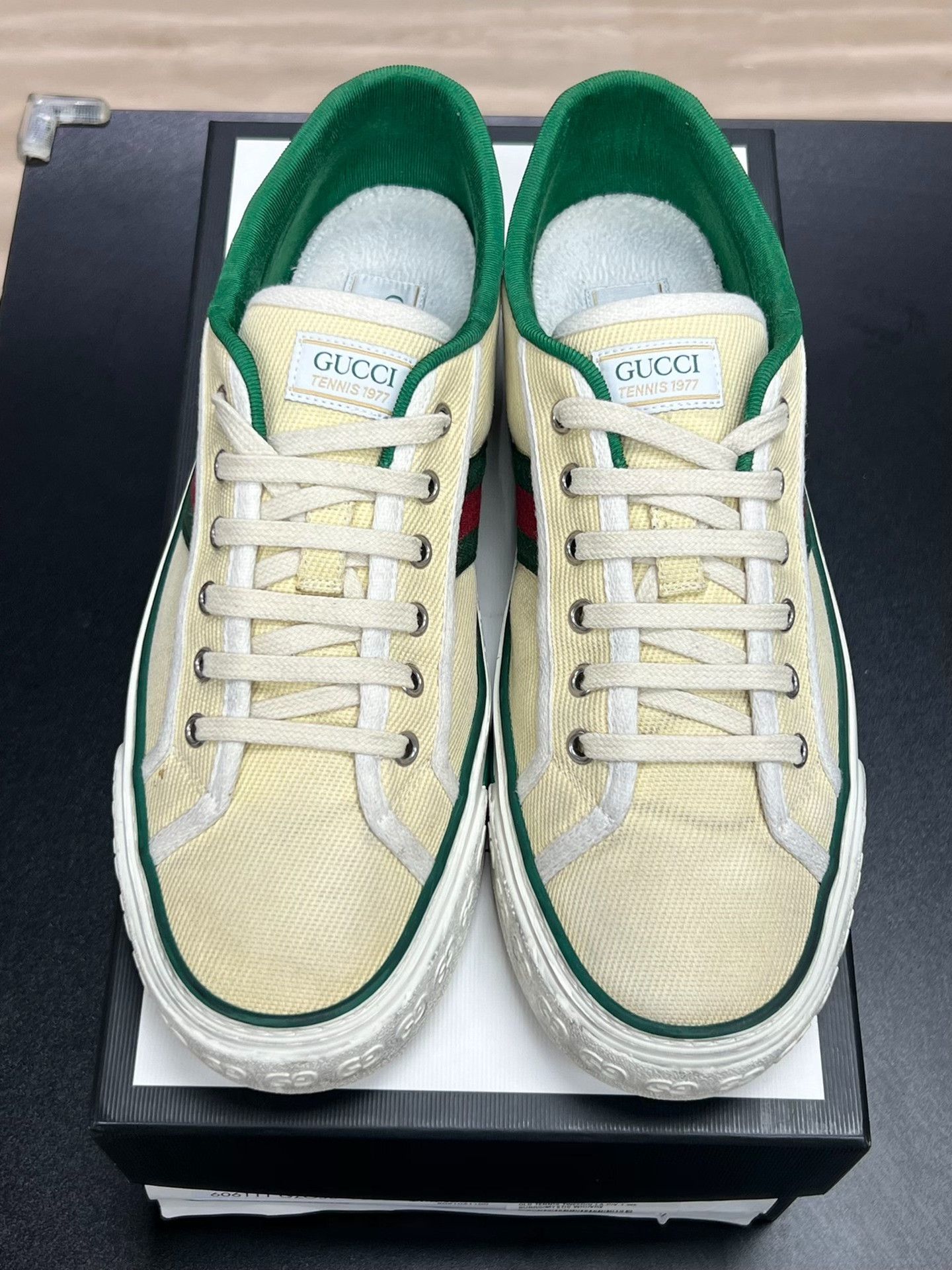 Gucci Gucci Tennis Yellow Lowtop Sneakers 11 Men Size US 11 / EU 44 - 3 Thumbnail