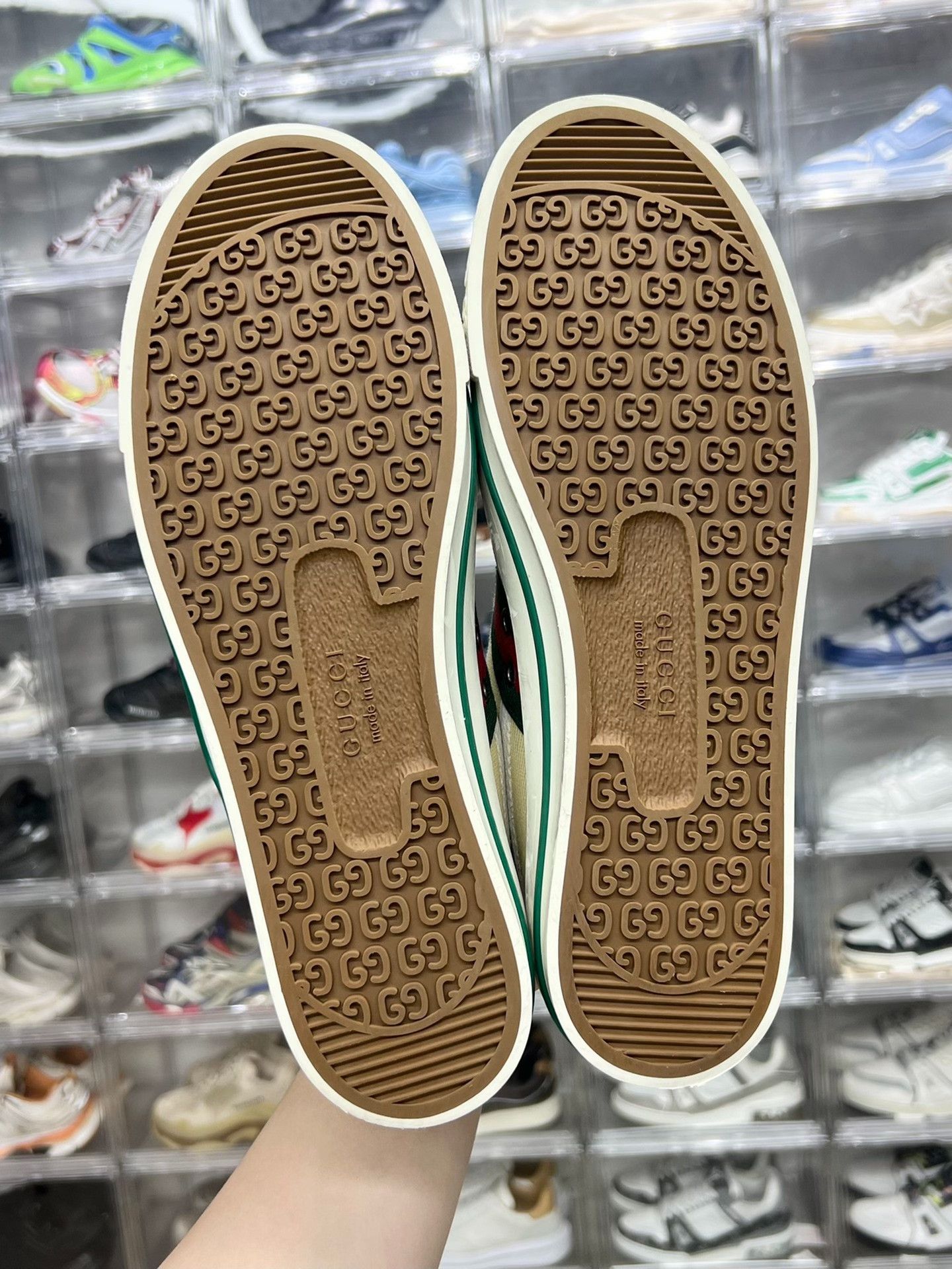 Gucci Gucci Tennis Yellow Lowtop Sneakers 11 Men Size US 11 / EU 44 - 8 Thumbnail