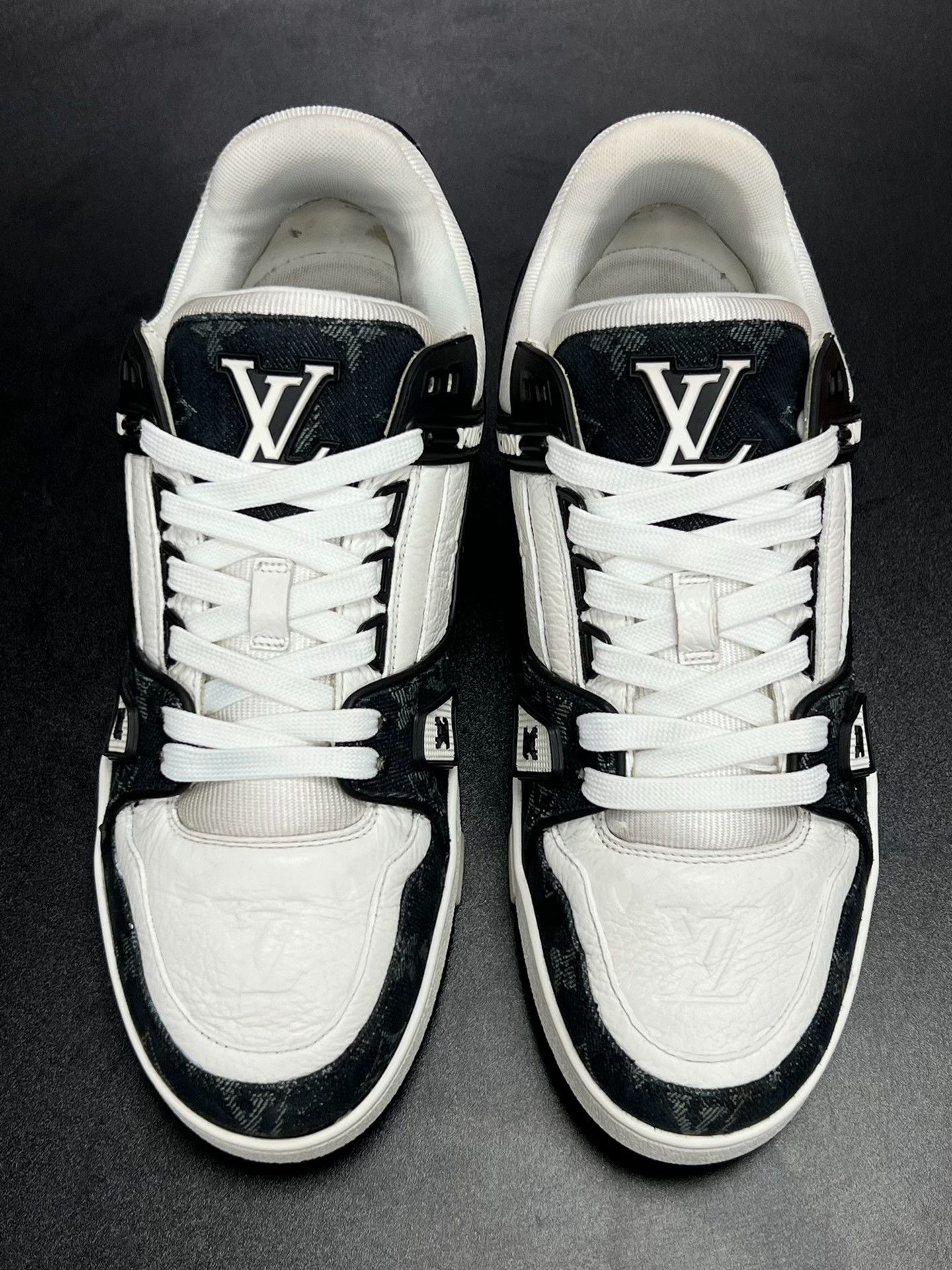 Louis Vuitton Louis Vuitton Training Denim Black Lowtop Sneakers 7 Men Size US 7 / EU 40 - 3 Thumbnail