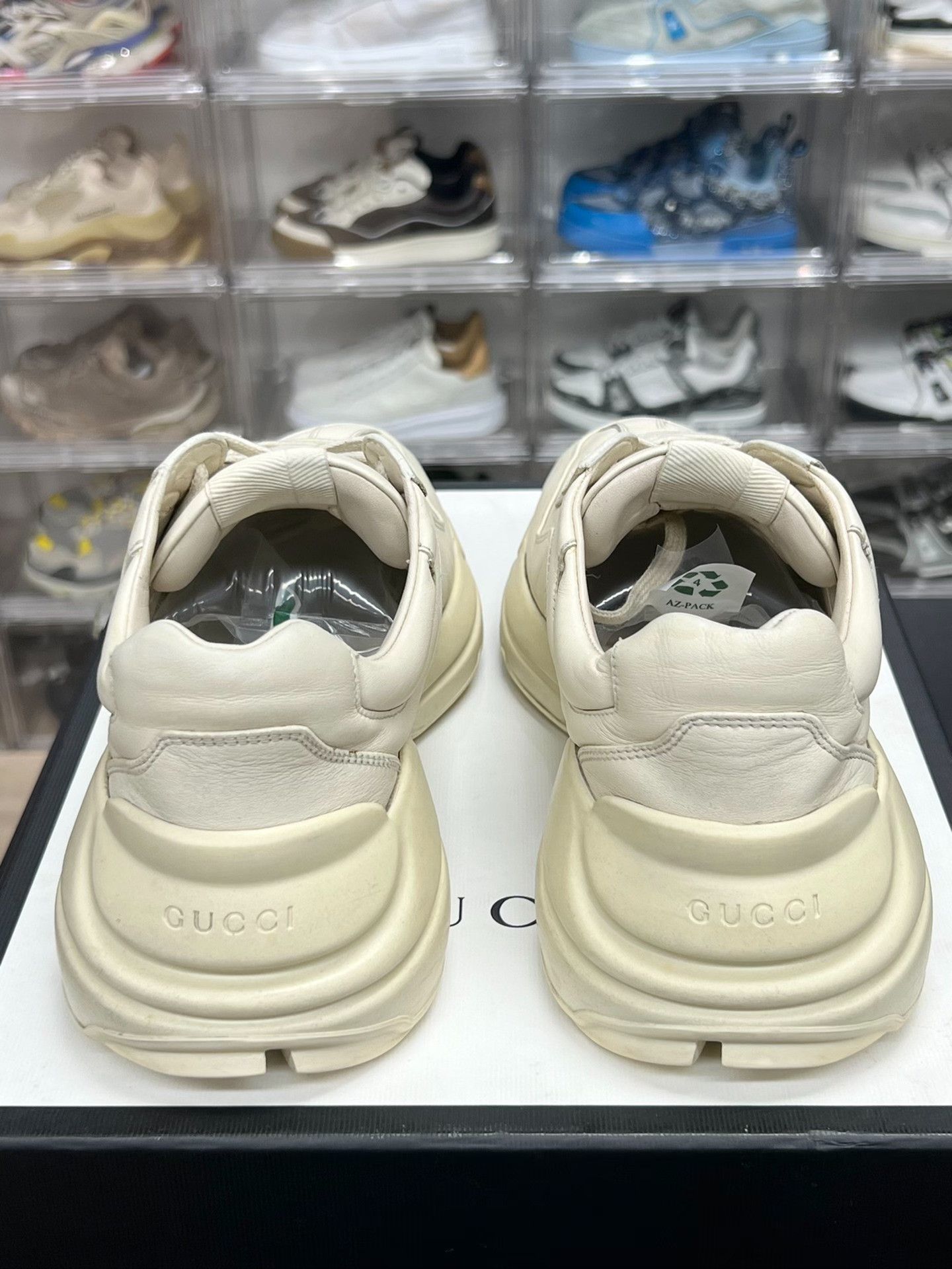 Gucci Gucci Distressed White Lowtop Sneakers 7.5 Men Size US 7.5 / EU 40-41 - 7 Thumbnail