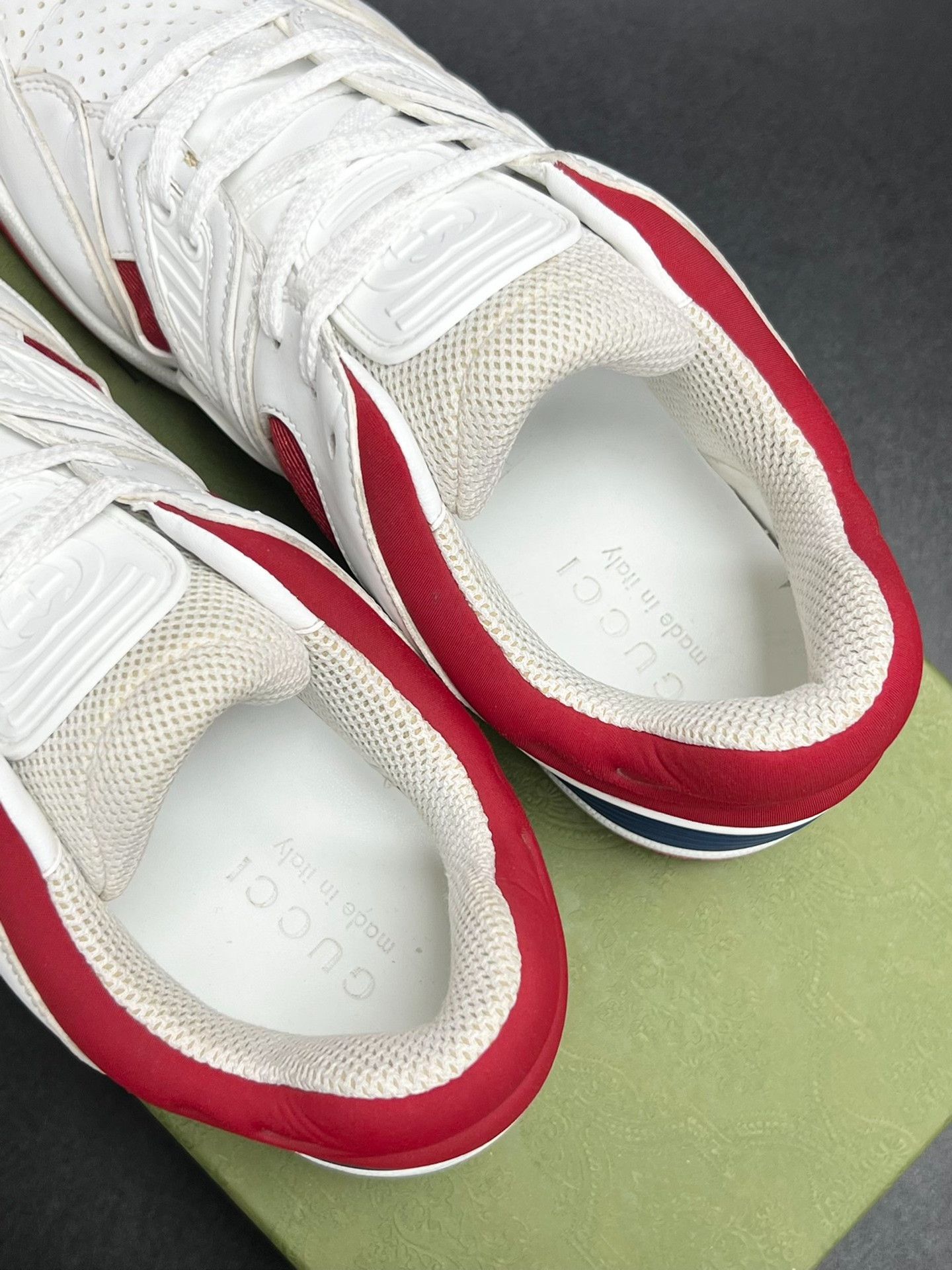 Gucci Gucci Red Lowtop Sneakers 9 Men Size US 9 / EU 42 - 4 Thumbnail