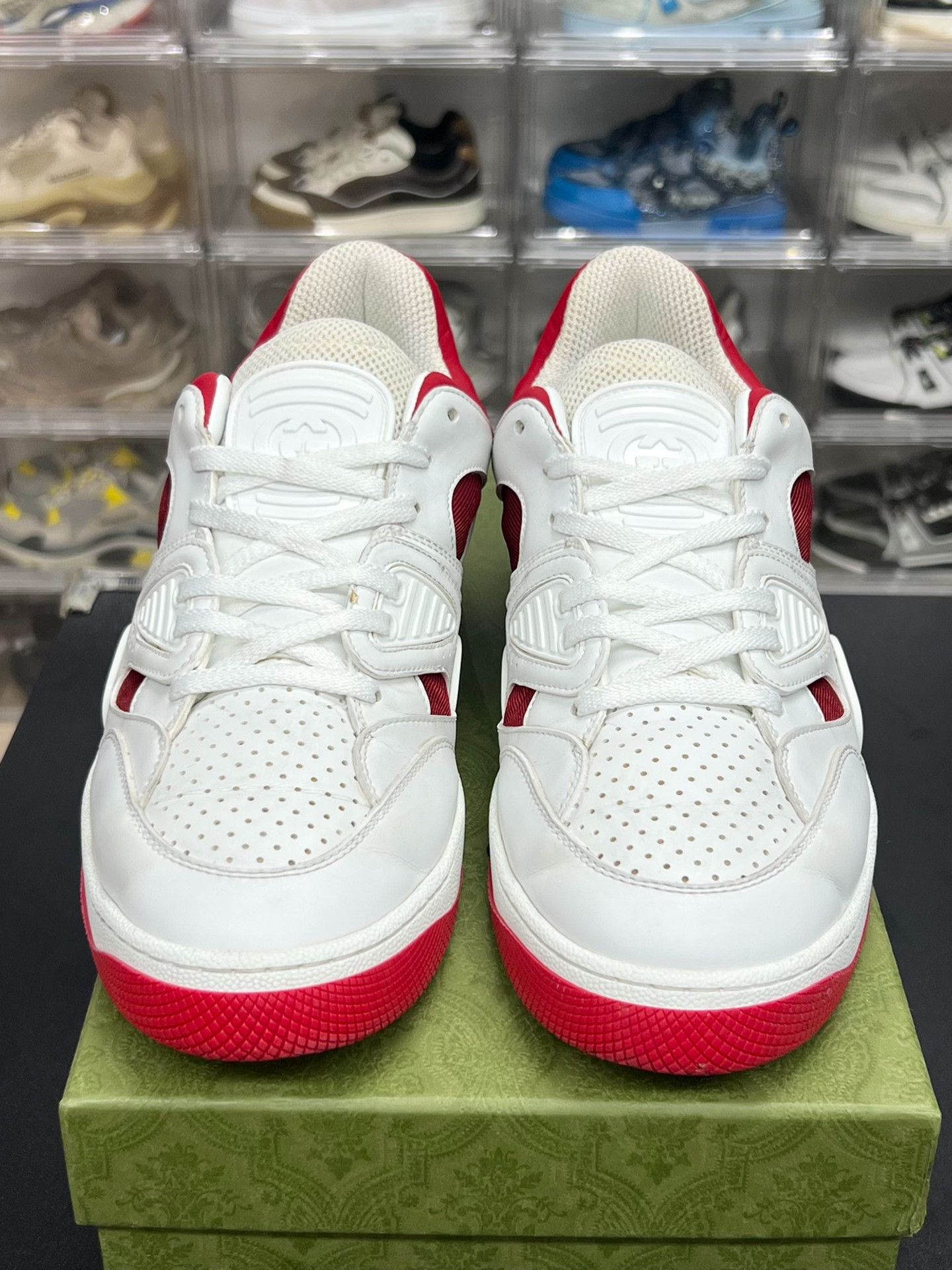Gucci Gucci Red Lowtop Sneakers 9 Men Size US 9 / EU 42 - 2 Thumbnail