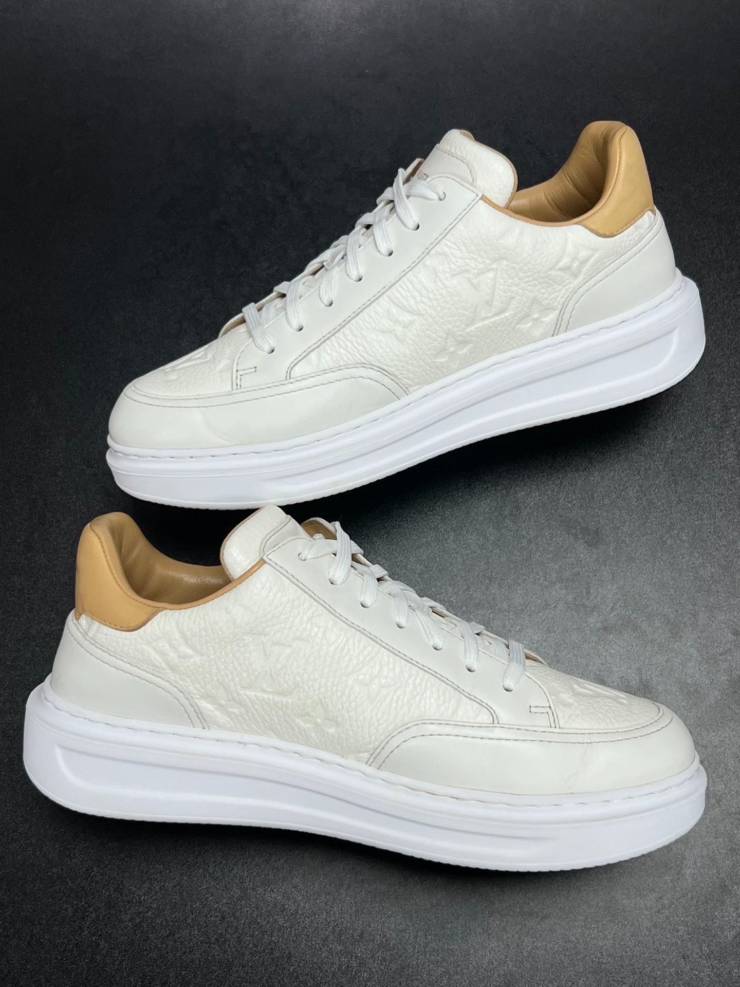 Louis Vuitton Louis Vuitton White Lowtop Sneakers 6.5 Men Size US 6.5 / EU 39-40 - 6 Thumbnail