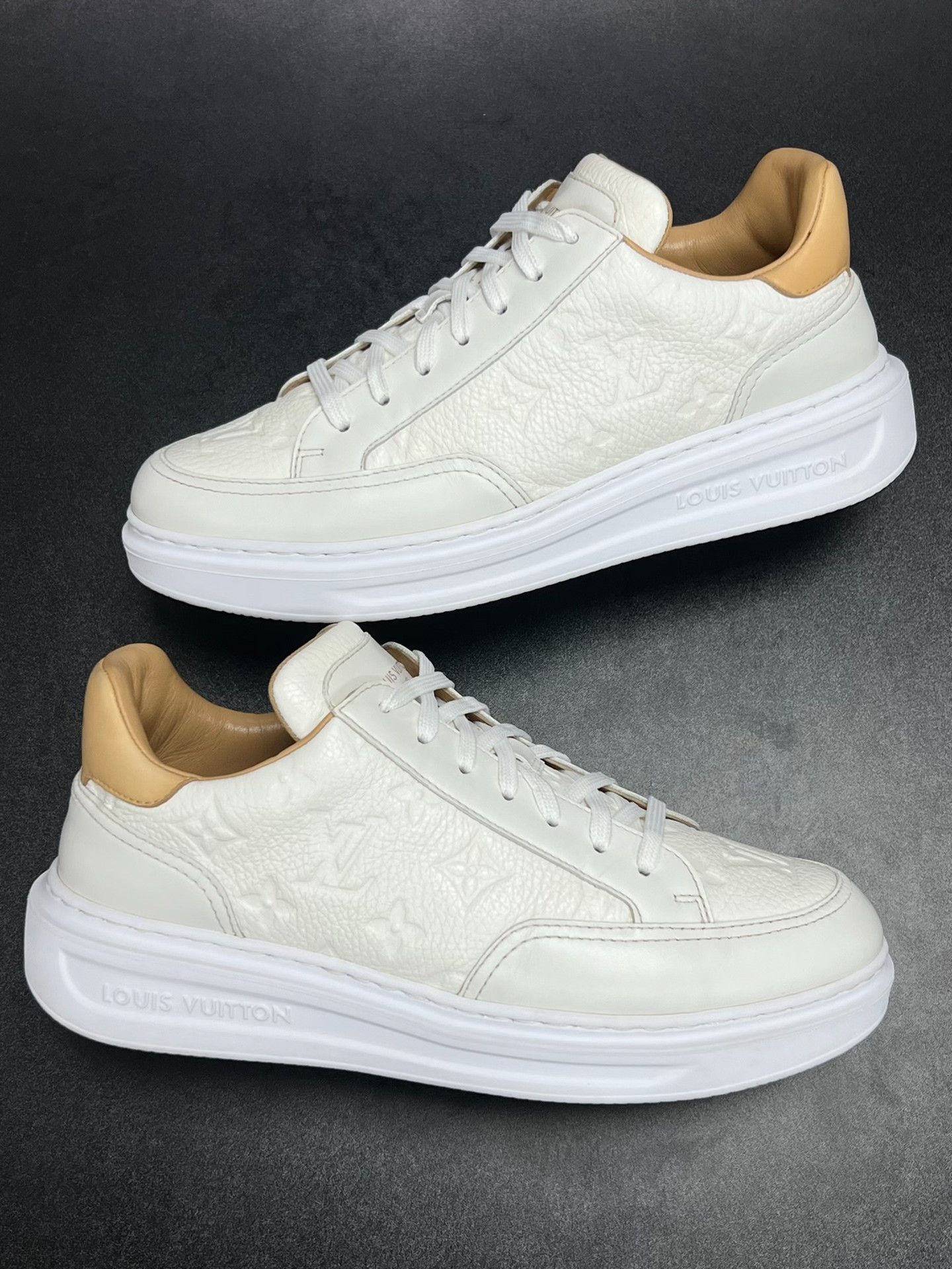 Louis Vuitton Louis Vuitton White Lowtop Sneakers 6.5 Men Size US 6.5 / EU 39-40 - 5 Thumbnail