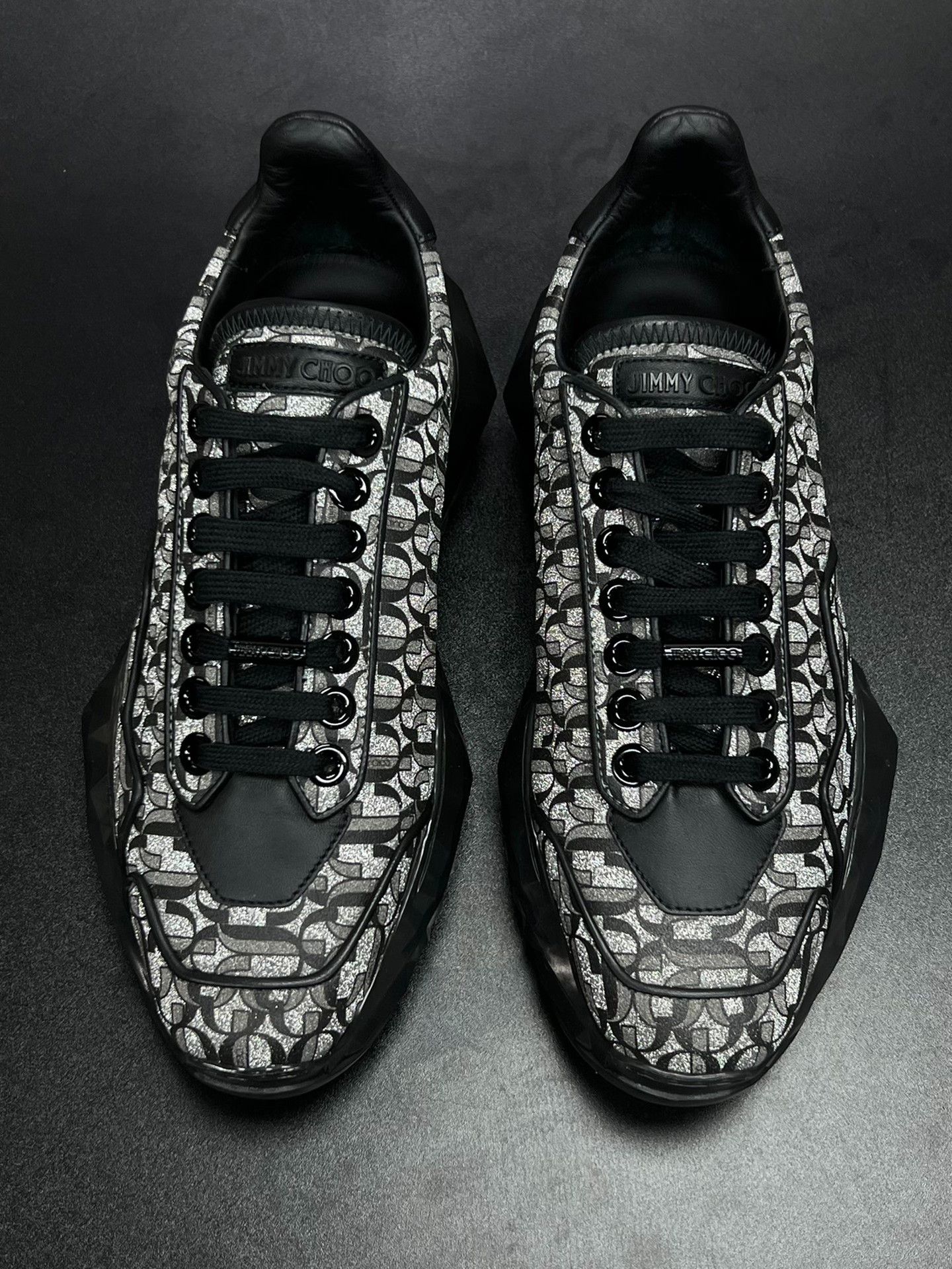 Jimmy Choo Jimmy Choo Casual Silver Lowtop Sneakers us_8-5 Women Size US 8.5 / IT 38.5 - 3 Thumbnail