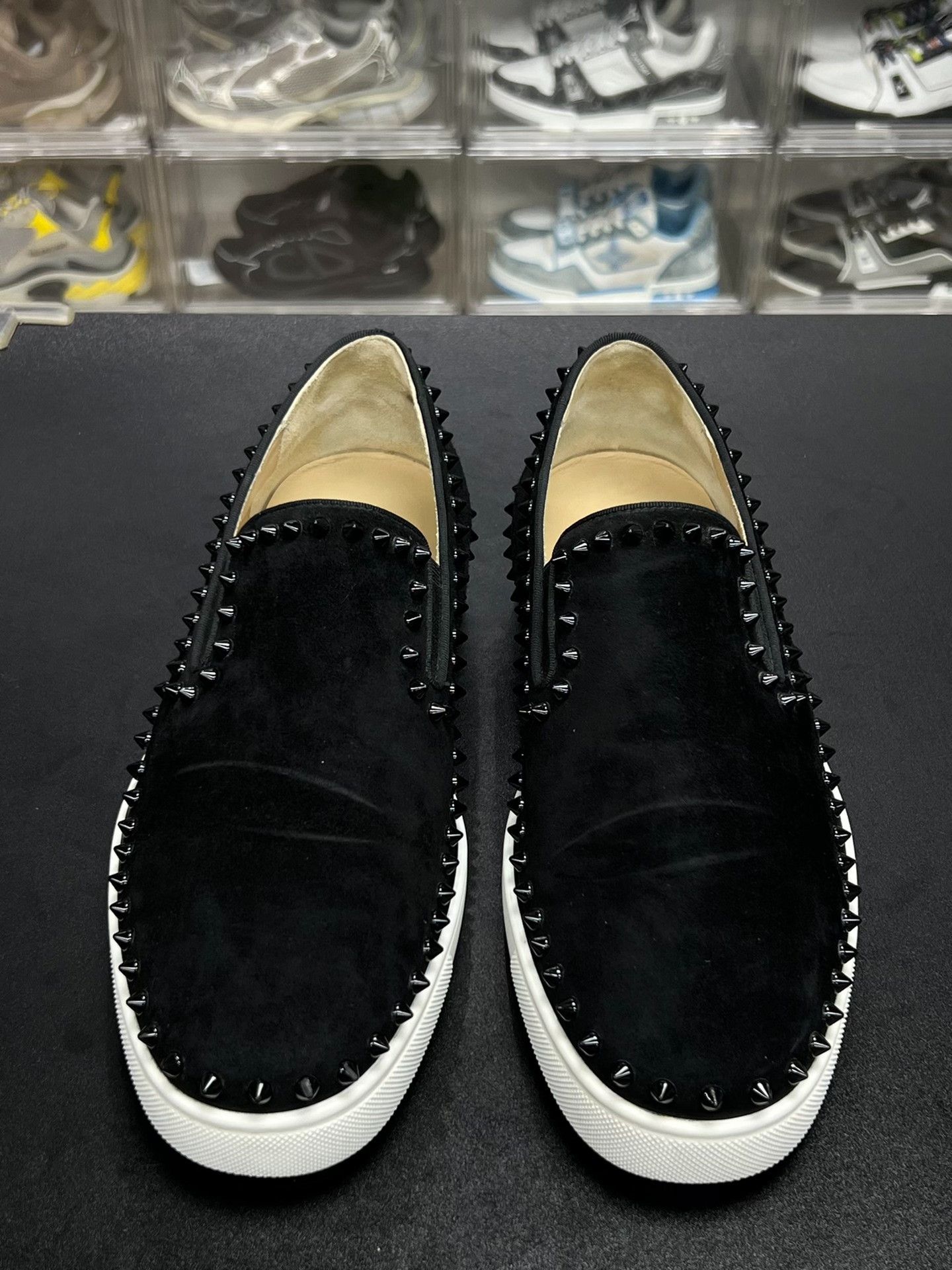 Christian Louboutin Christian Louboutin Black Lowtop Sneakers 10 Men Size US 10 / EU 43 - 2 Thumbnail