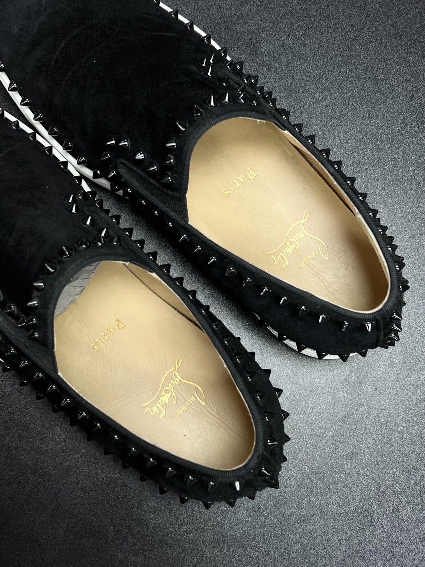 Christian Louboutin Christian Louboutin Black Lowtop Sneakers 10 Men Size US 10 / EU 43 - 4 Thumbnail