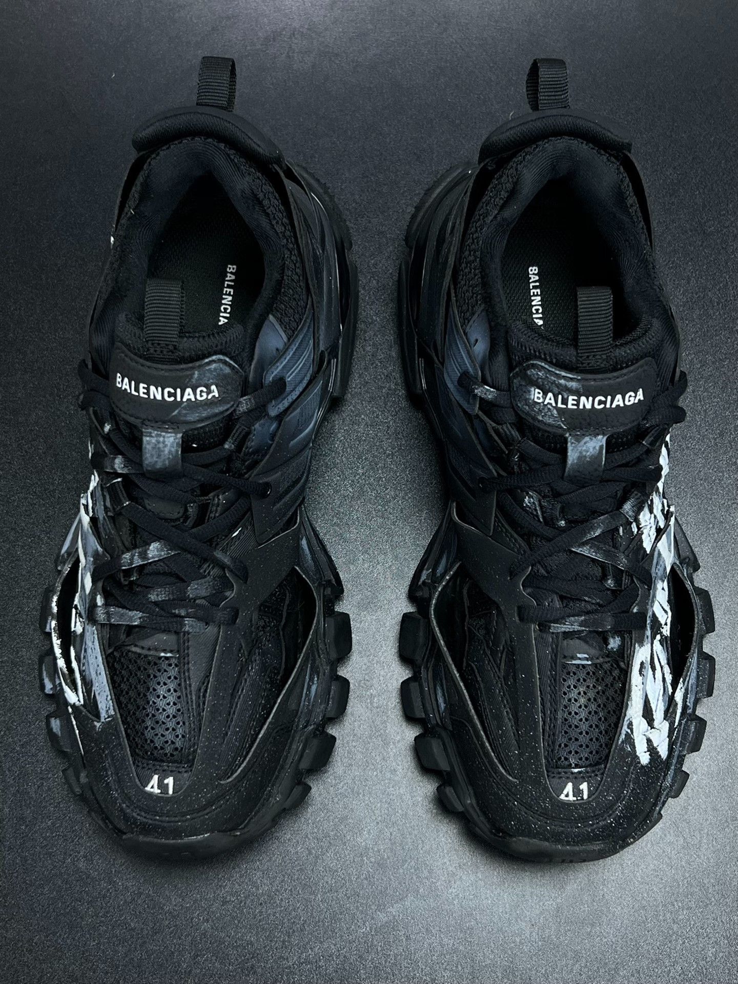 Balenciaga Balenciaga Graphic Black Lowtop Sneakers 8 Men Size US 8 / EU 41 - 3 Thumbnail
