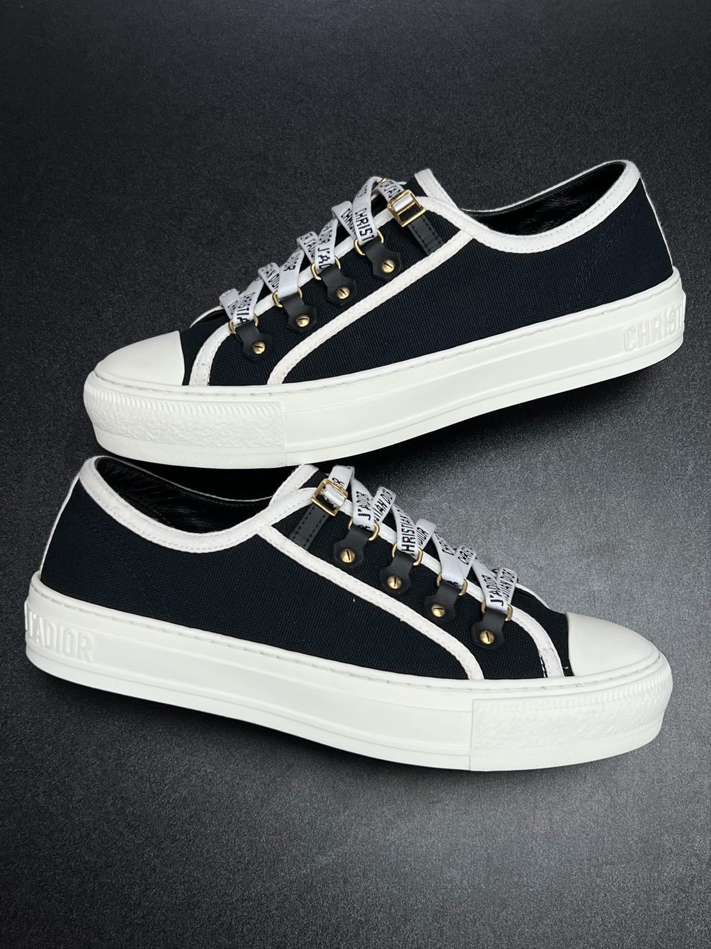 Dior Dior Black Lowtop Sneakers us_8 Women Size US 8 / IT 38 - 5 Thumbnail