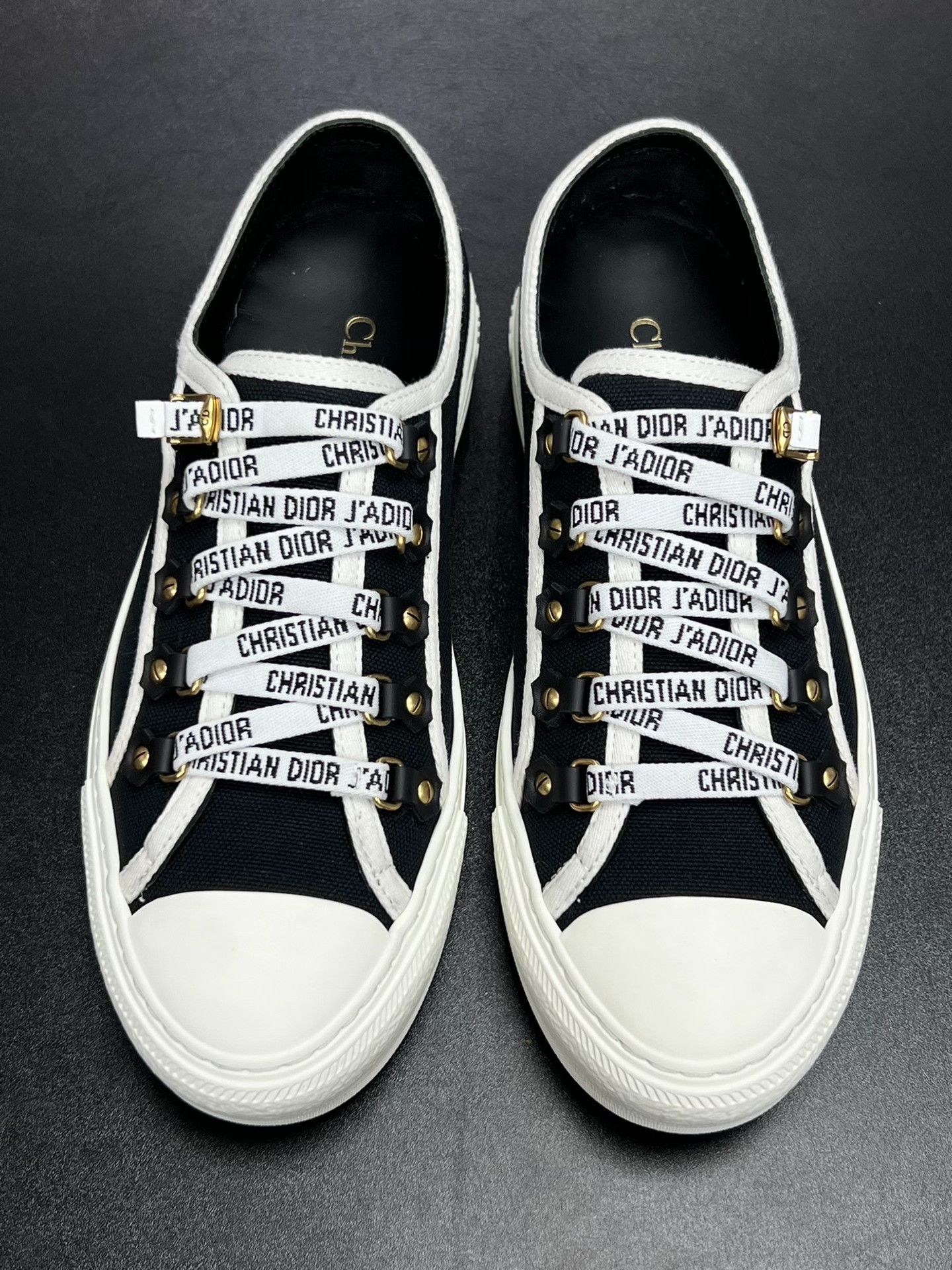 Dior Dior Black Lowtop Sneakers us_8 Women Size US 8 / IT 38 - 3 Thumbnail