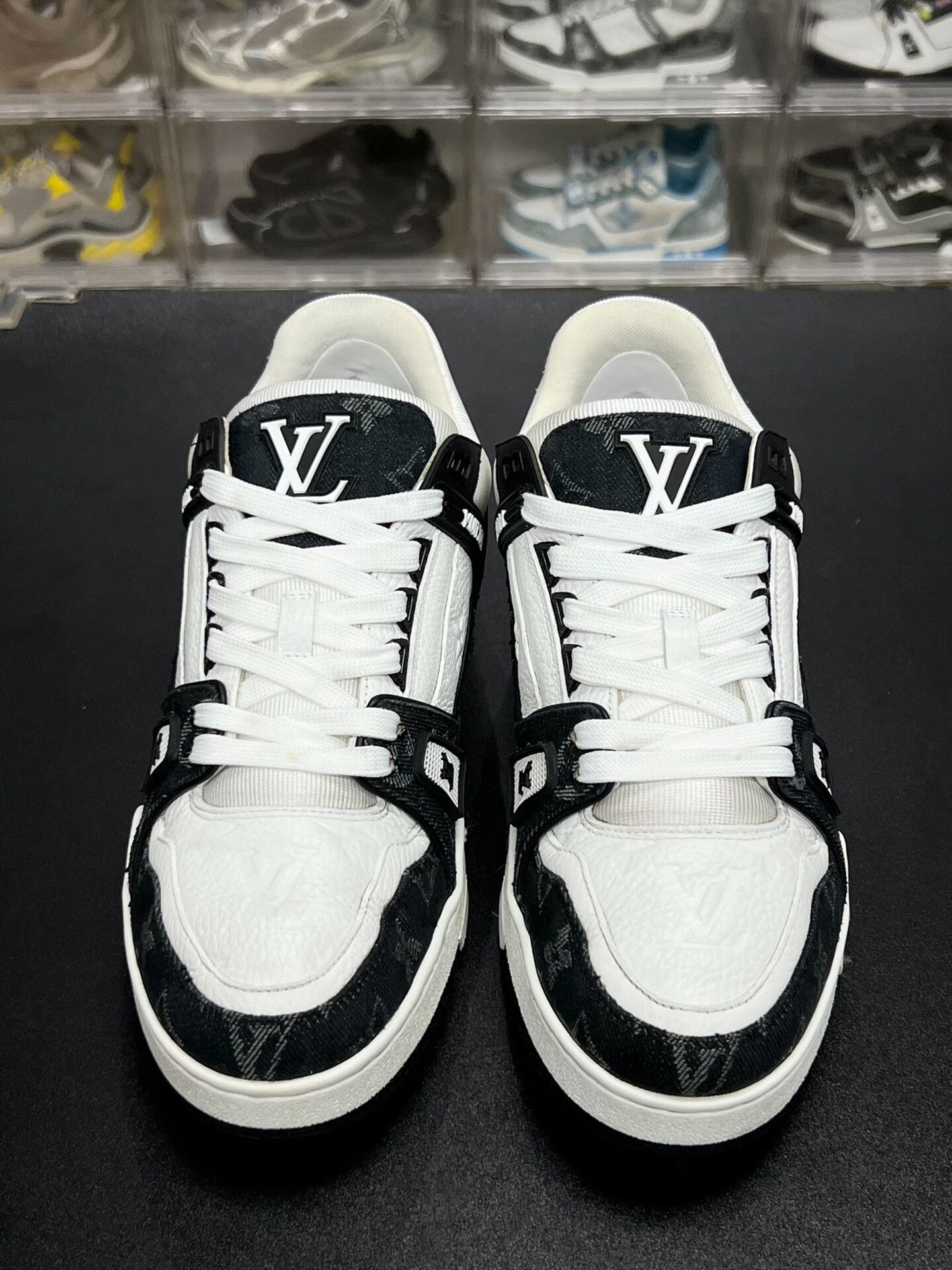 Louis Vuitton Louis Vuitton Training Denim Black Lowtop Sneakers 8.5 Men Size US 8.5 / EU 41-42 - 2 Thumbnail