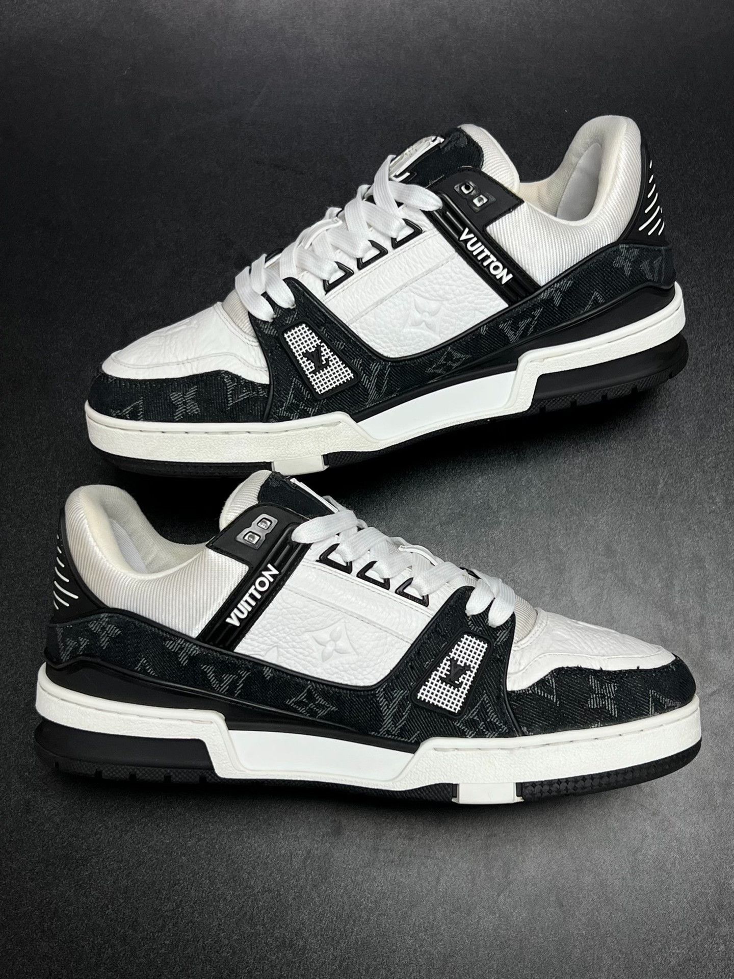 Louis Vuitton Louis Vuitton Training Denim Black Lowtop Sneakers 8.5 Men Size US 8.5 / EU 41-42 - 6 Thumbnail