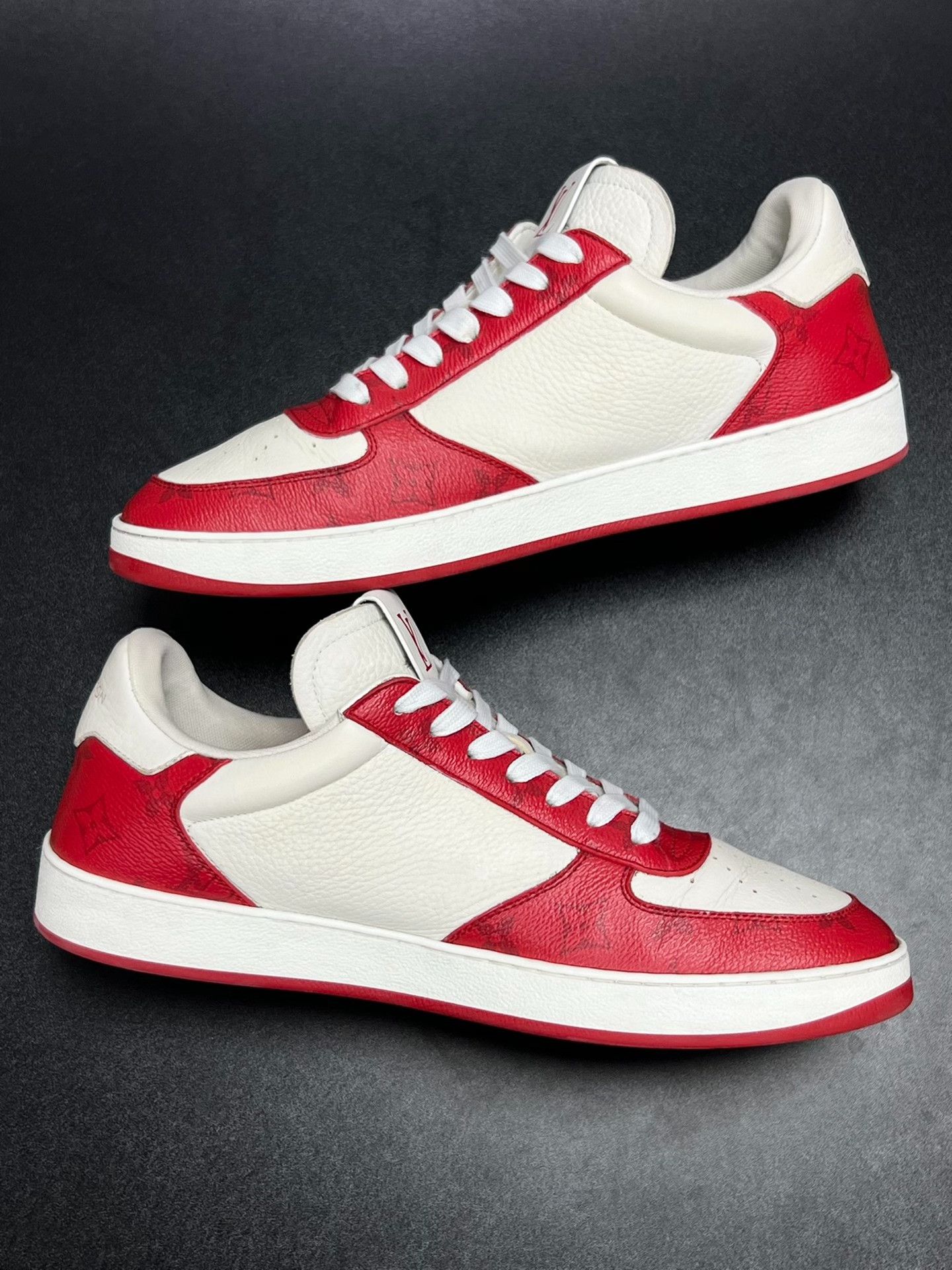 Louis Vuitton Louis Vuitton Red Lowtop Sneakers 10 Men Size US 10 / EU 43 - 6 Thumbnail