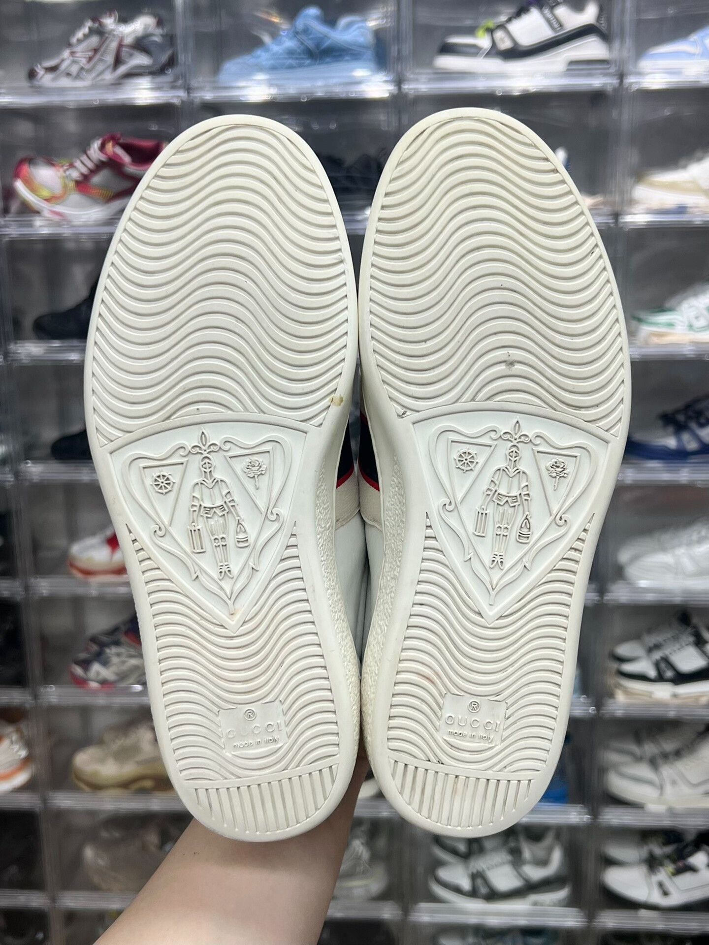 Gucci Gucci Striped Lowtop Sneakers 8 Men Size US 8 / EU 41 - 8 Thumbnail