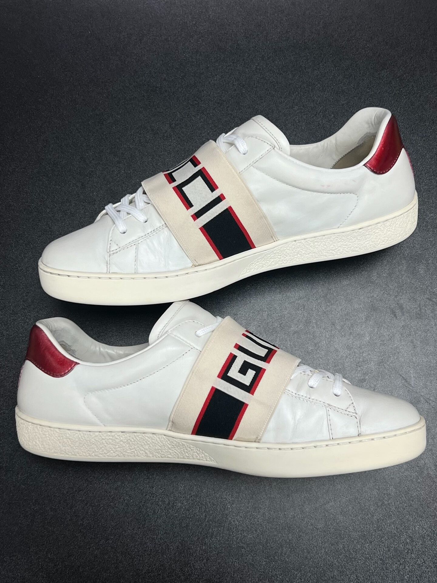 Gucci Gucci Striped Lowtop Sneakers 8 Men Size US 8 / EU 41 - 6 Thumbnail