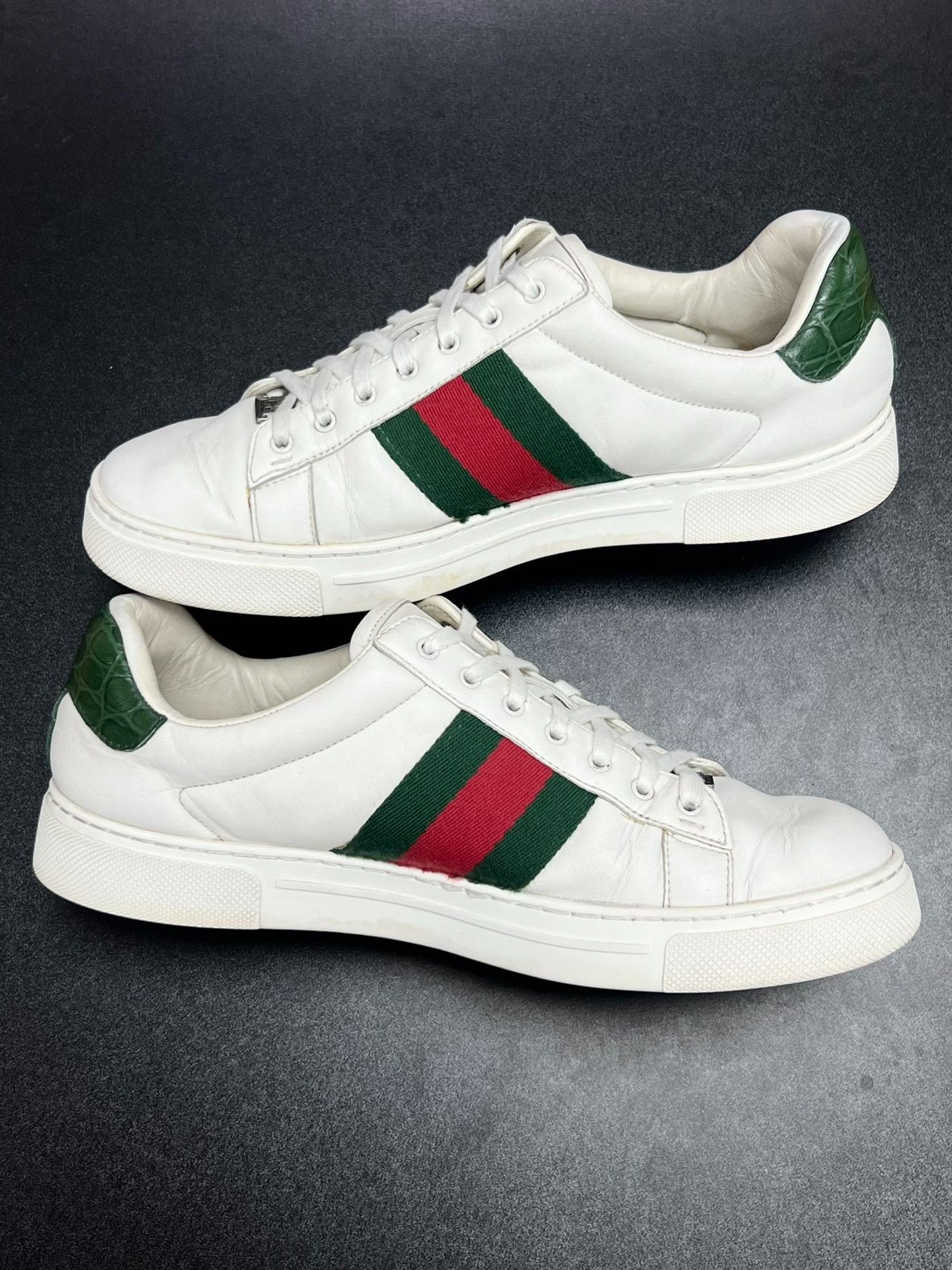 Gucci Gucci White Lowtop Sneakers 8 Men Size US 8 / EU 41 - 5 Thumbnail