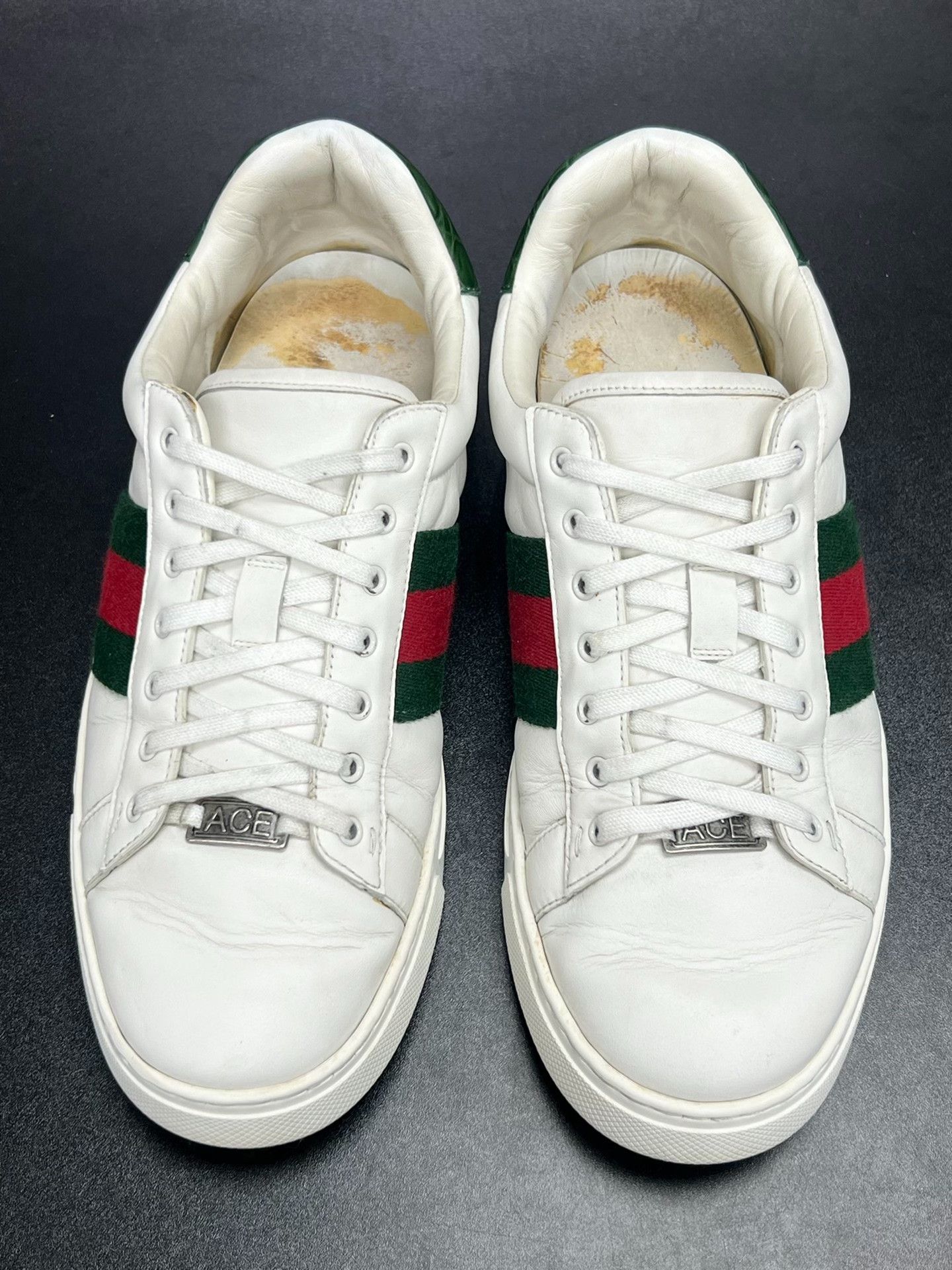 Gucci Gucci White Lowtop Sneakers 8 Men Size US 8 / EU 41 - 3 Thumbnail