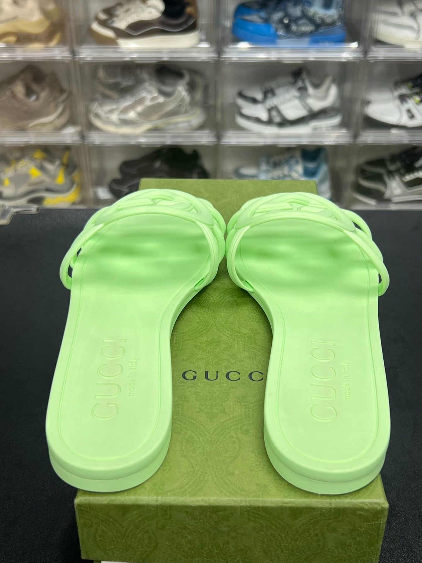 Gucci Gucci Green Sandals us_9 Women Size US 9 / IT 39 - 7 Thumbnail
