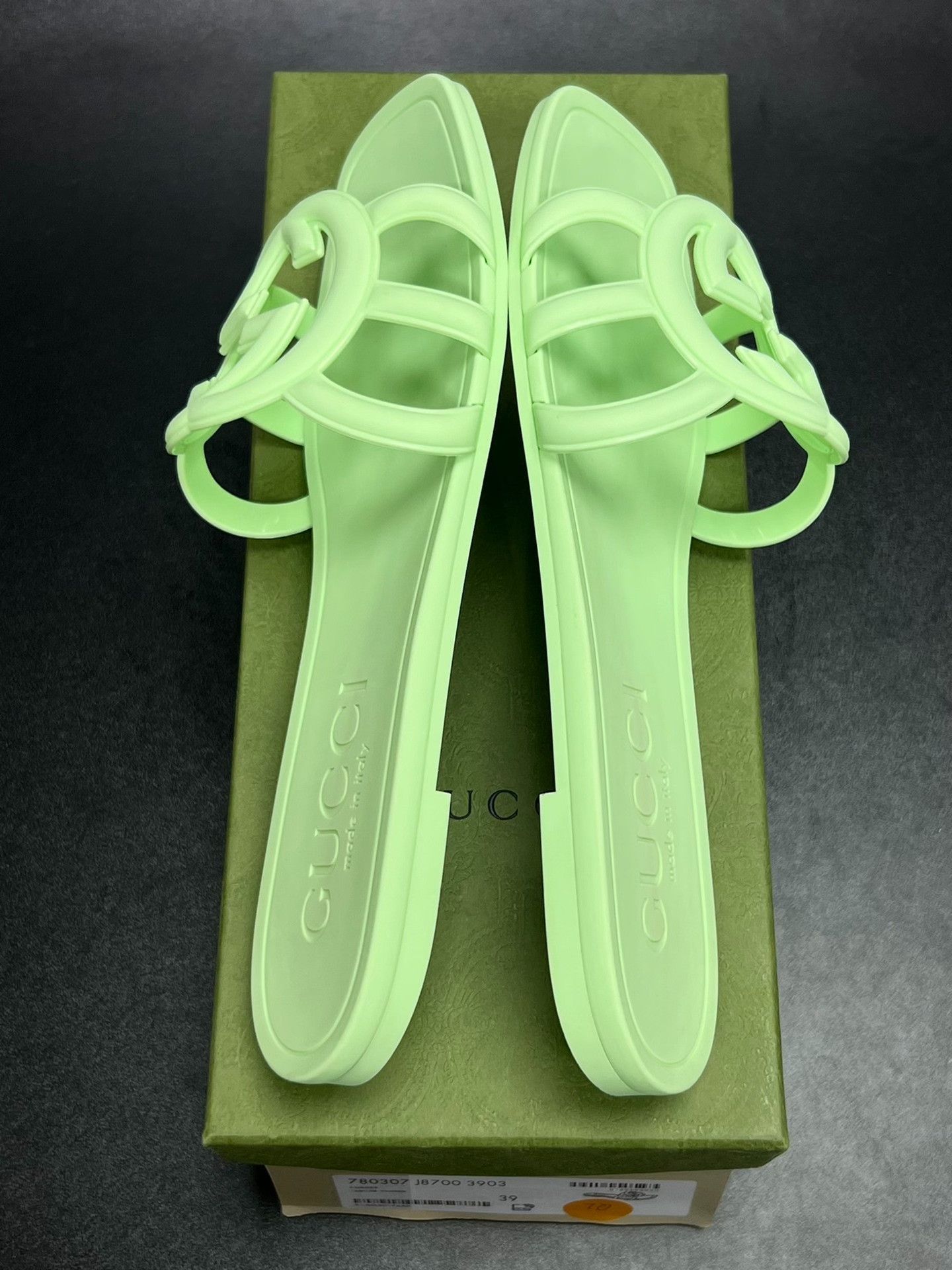 Gucci Gucci Green Sandals us_9 Women Size US 9 / IT 39 - 5 Thumbnail