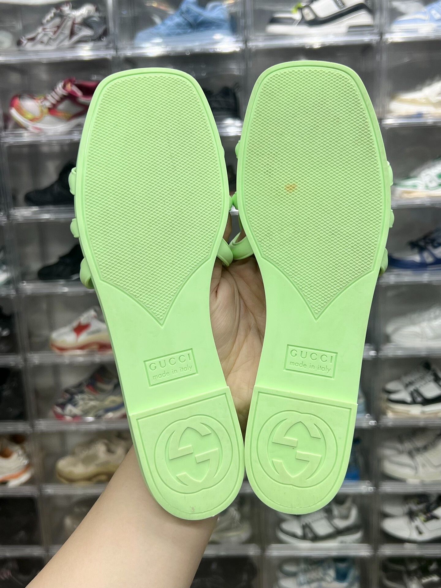 Gucci Gucci Green Sandals us_9 Women Size US 9 / IT 39 - 8 Thumbnail
