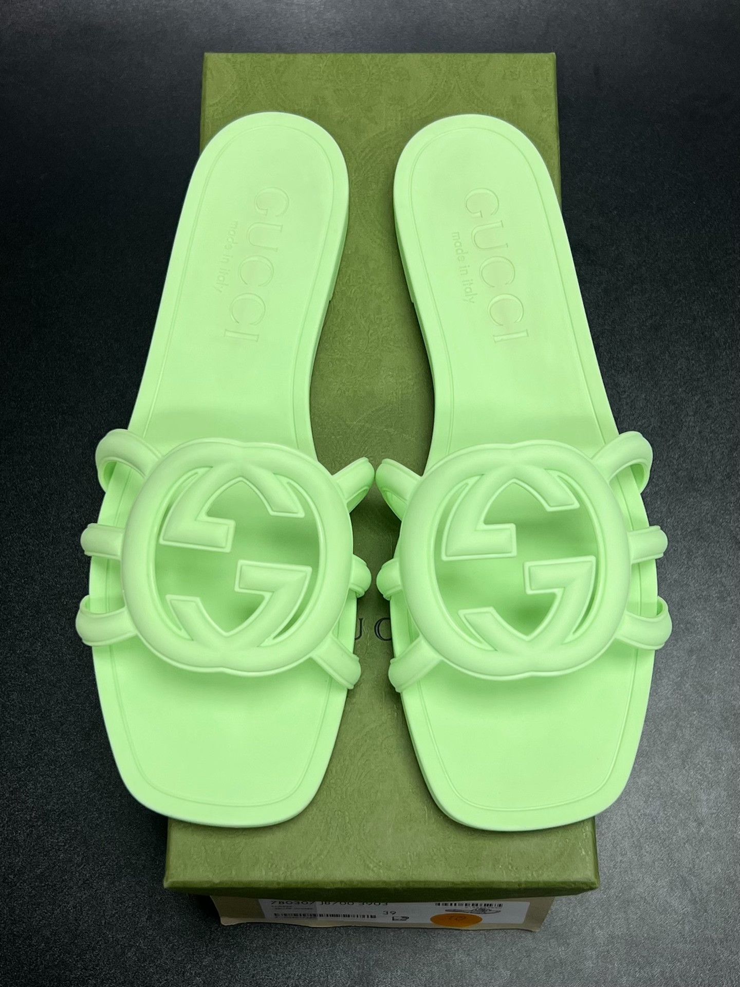 Gucci Gucci Green Sandals us_9 Women Size US 9 / IT 39 - 3 Thumbnail