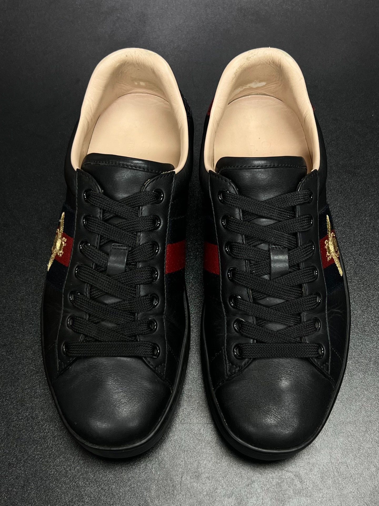 Gucci Gucci Embroidered Black Lowtop Sneakers 6.5 Men Size US 6.5 / EU 39-40 - 3 Thumbnail