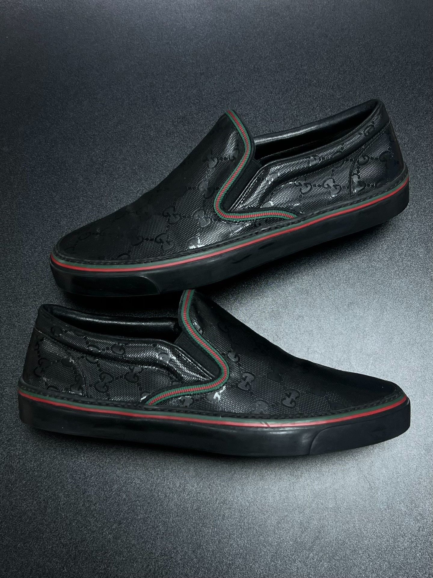 Gucci Gucci Tennis Black Lowtop Sneakers 7 Men Size US 7 / EU 40 - 5 Thumbnail