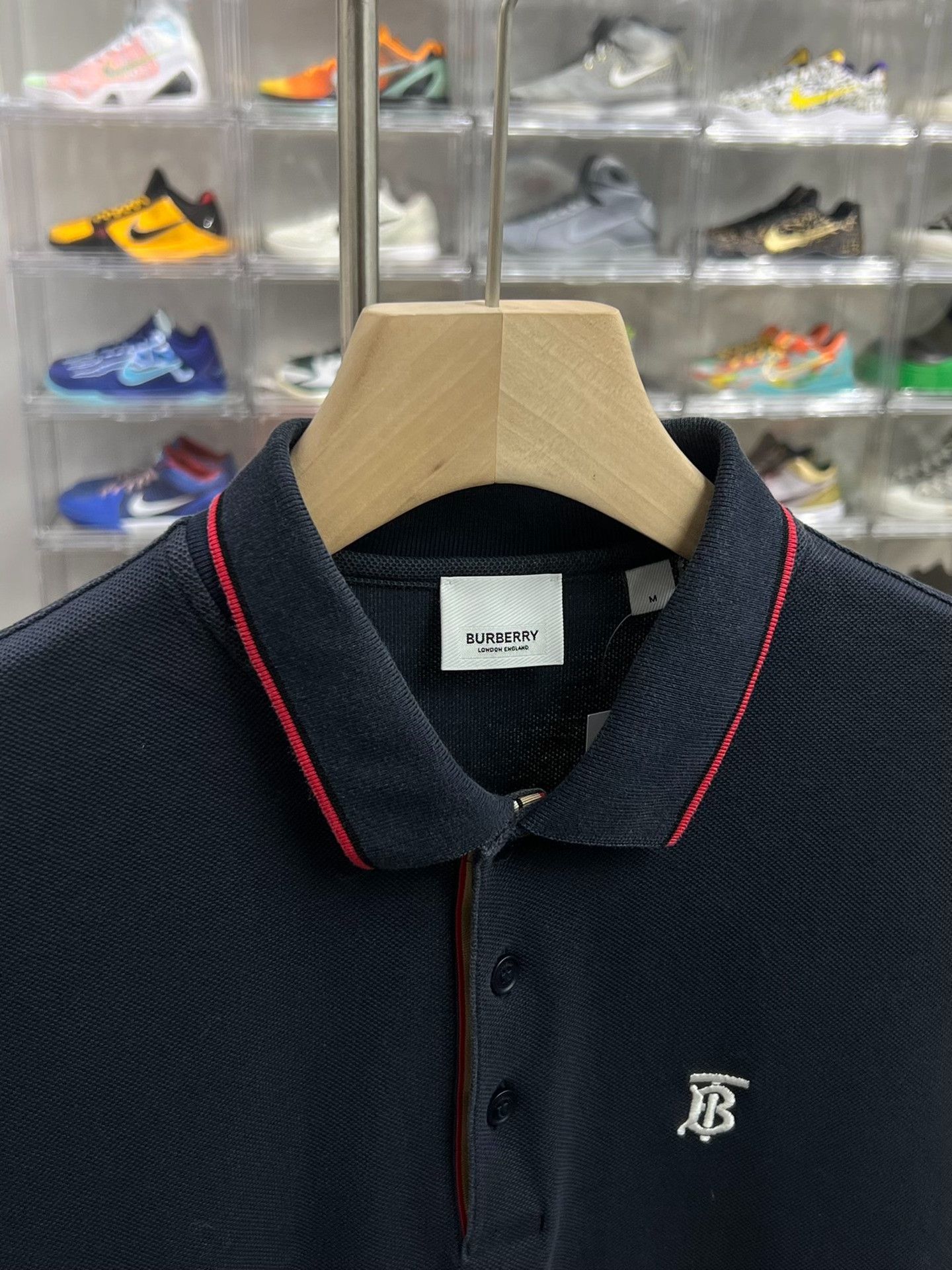 Burberry Burberry Embroidered Polo m Men Size US M / EU 48-50 / 2 - 2 Thumbnail